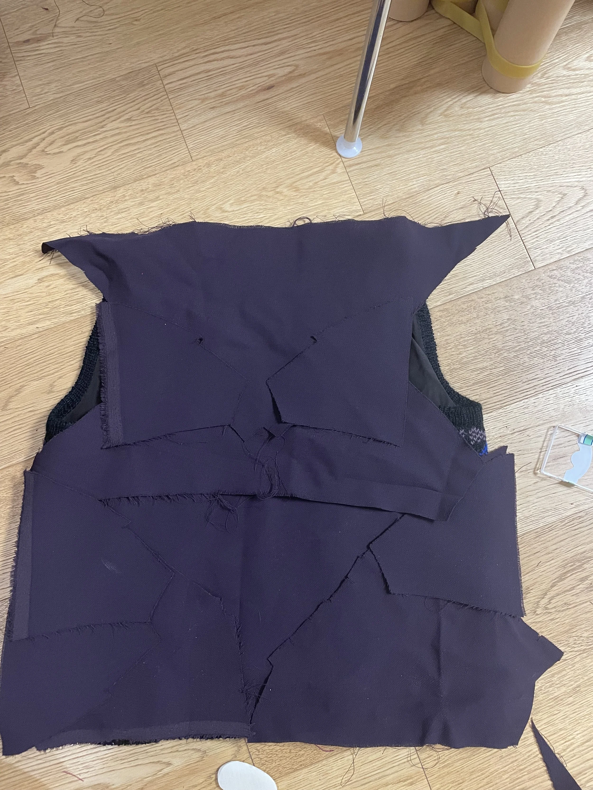 Back of vest