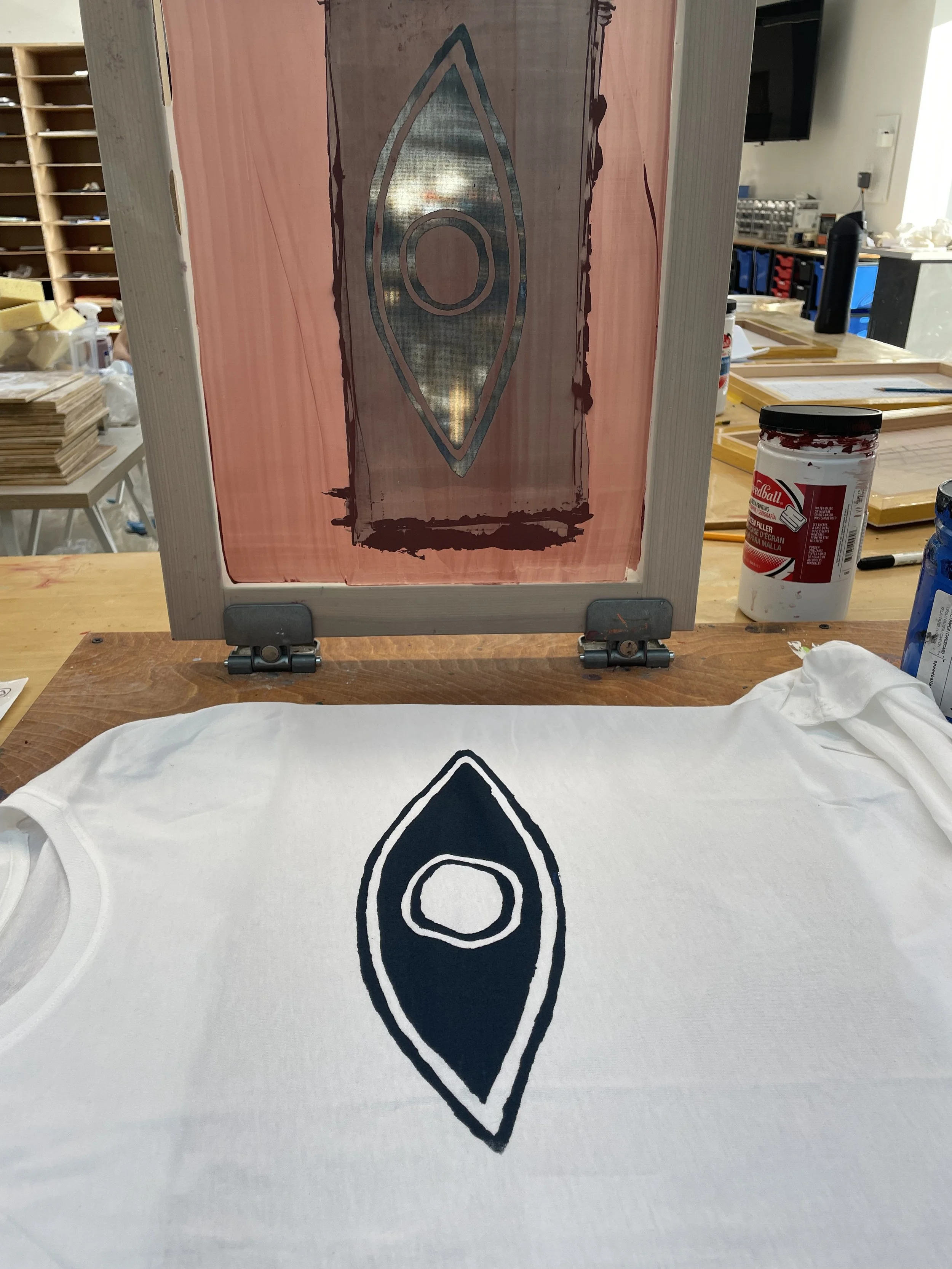 Screen Printing on T-shirt