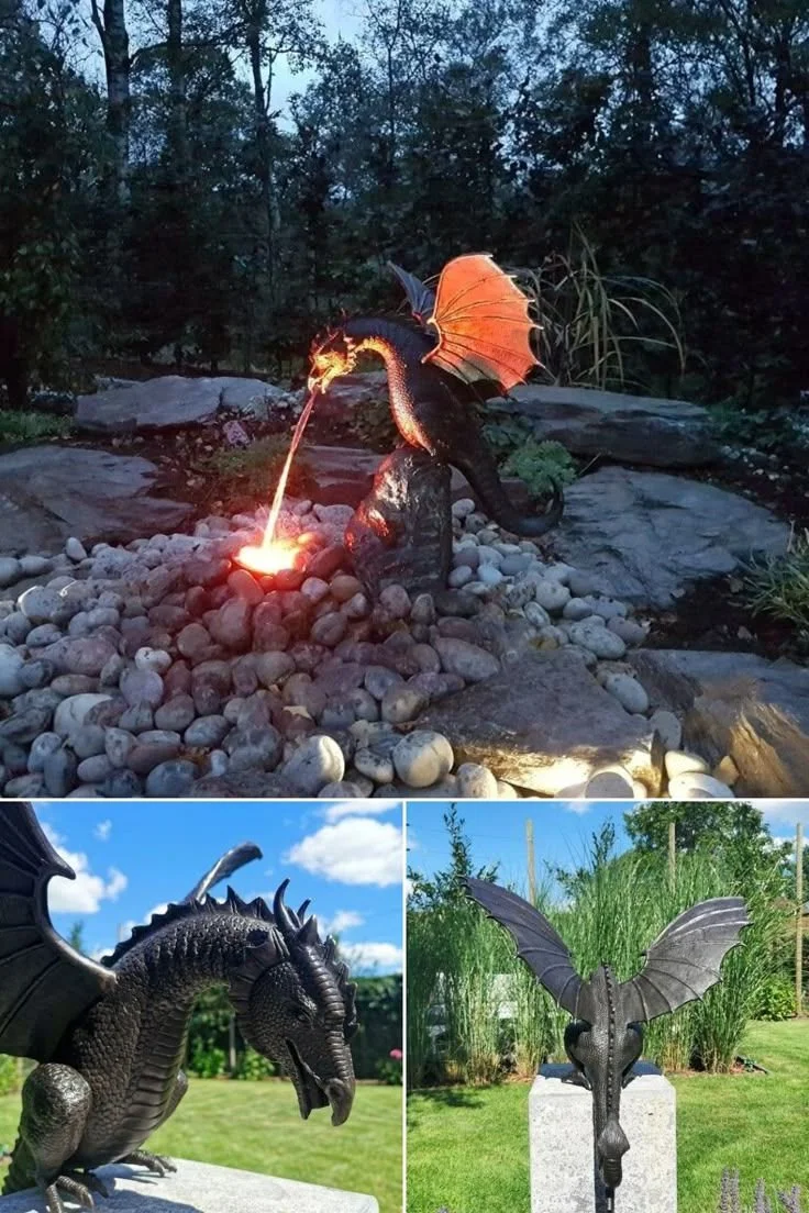 The fire breathing dragon