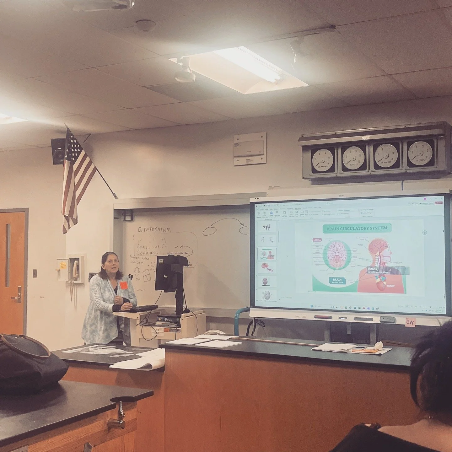 On Monday, June 9th our research students had the honor of welcoming back Ms. Fenamore &mdash; a beloved retired Biology teacher who returned to teach us about her very personal health experiences.

Ms. Fenamore shared her powerful journey of survivi