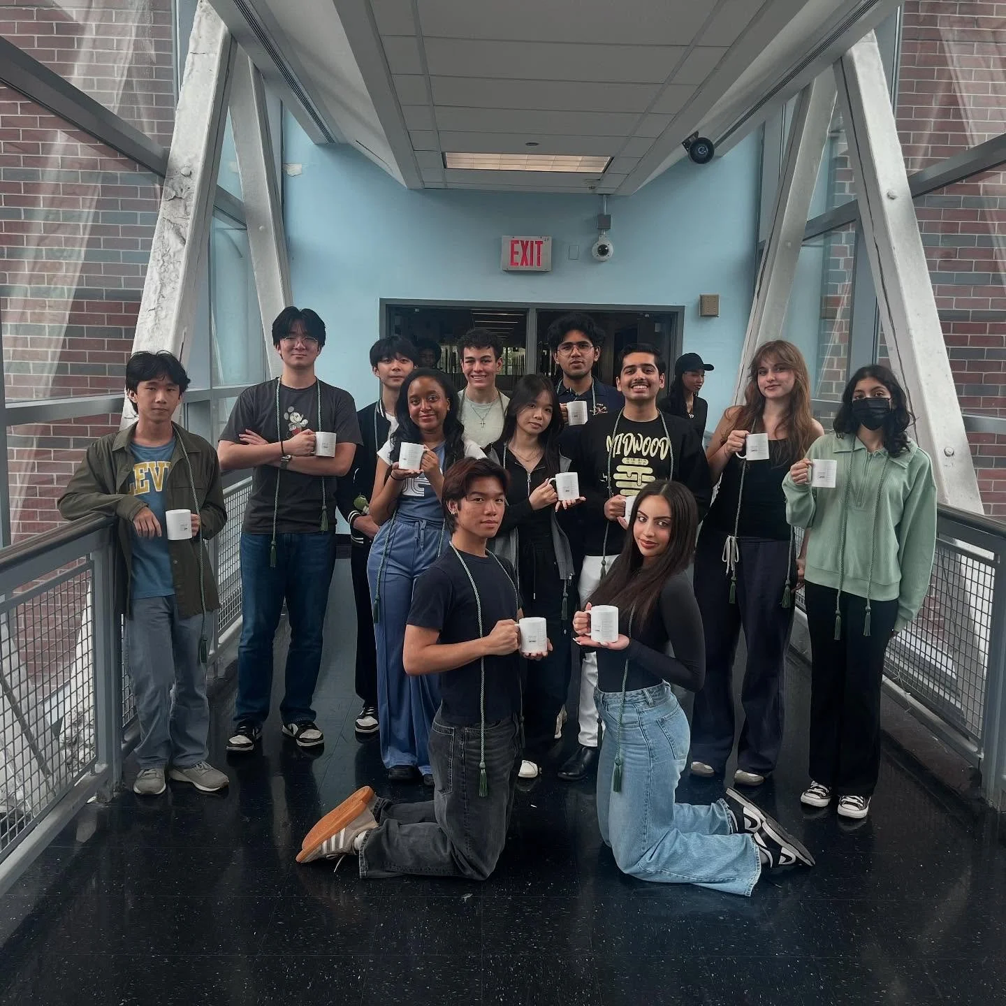 On this last day of school, our incredible TED Talk team came together one final time to pick up their custom Beaker mug merch before heading off to college! 🎓🧪☕✨

Congratulations again to our presenters&mdash;Afzal, Ashley &amp; Ahlam, Sierra &amp