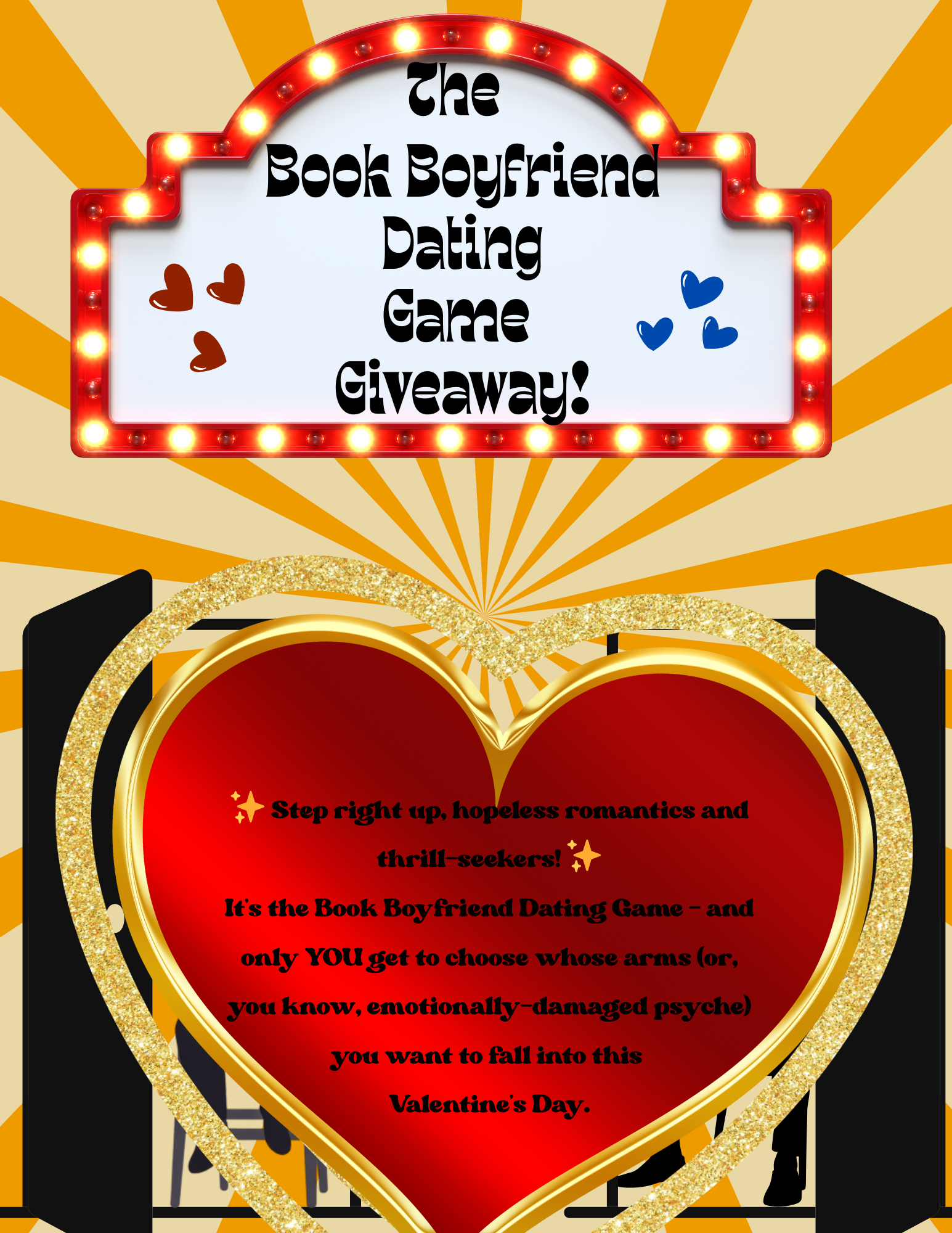 Book Boyfriend Dating Game Giveaway!