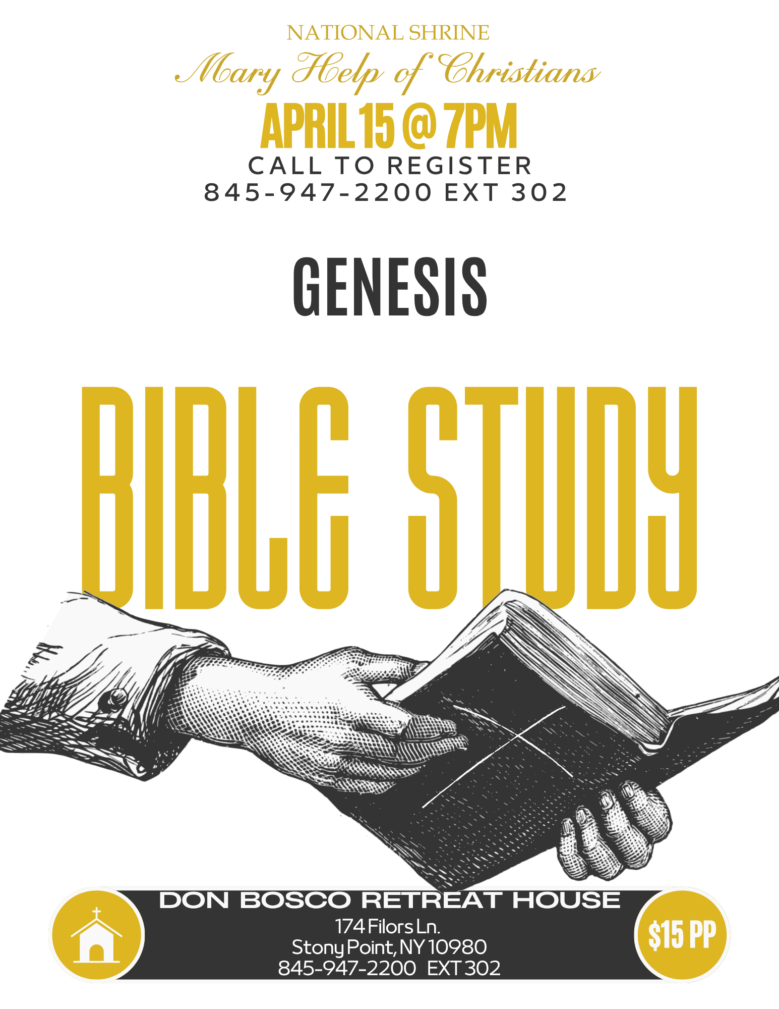 Genesis Bible Study with Fr. Pat, SDB | Catholic Scripture Study – April 15, 2026