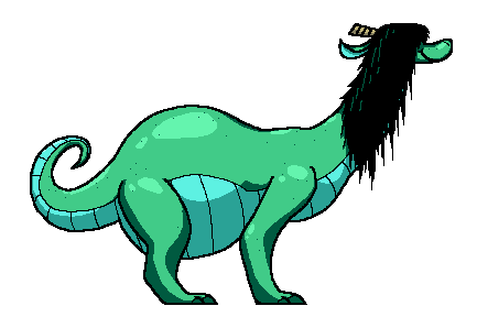 A big version of Bailey's sprite. The game has a gimmick of changing between perspectives of big and small characters.