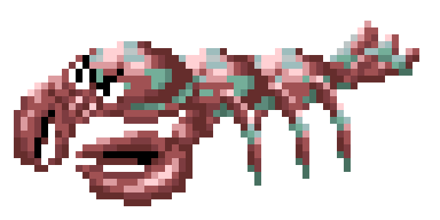 Animation made for Supercool Action Fishing. This sprite was inspired by pre-rendered graphic techniques.