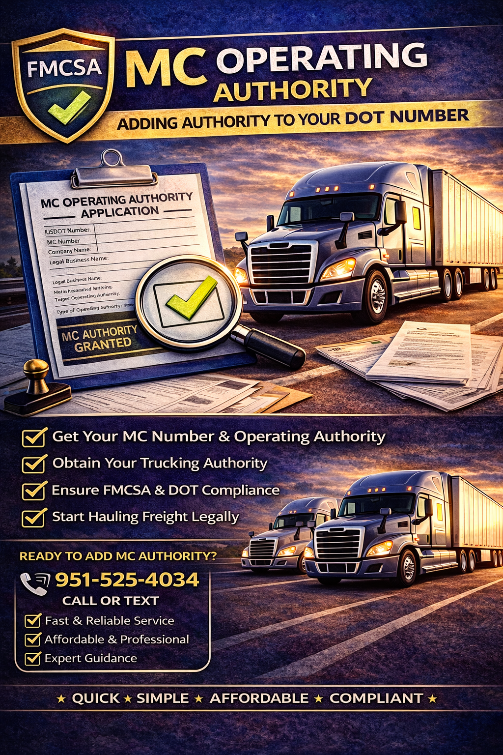 Operating Authority (MC) Registration