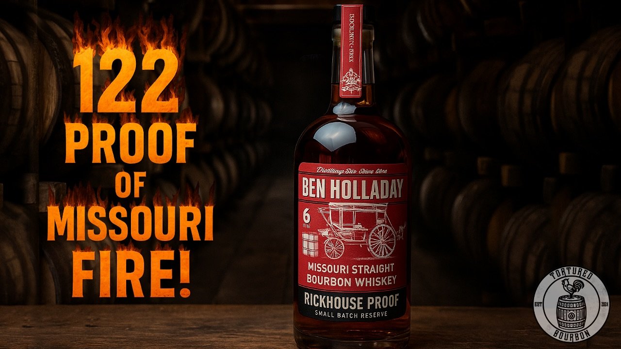 Do you like your bourbon with some 🔥🔥🔥? If so, look no further than Ben Holladay Rickhouse Proof Straight Kentucky Bourbon. It packs a punch at 122 proof - can B and Heather handle the heat?! Watch and find out!