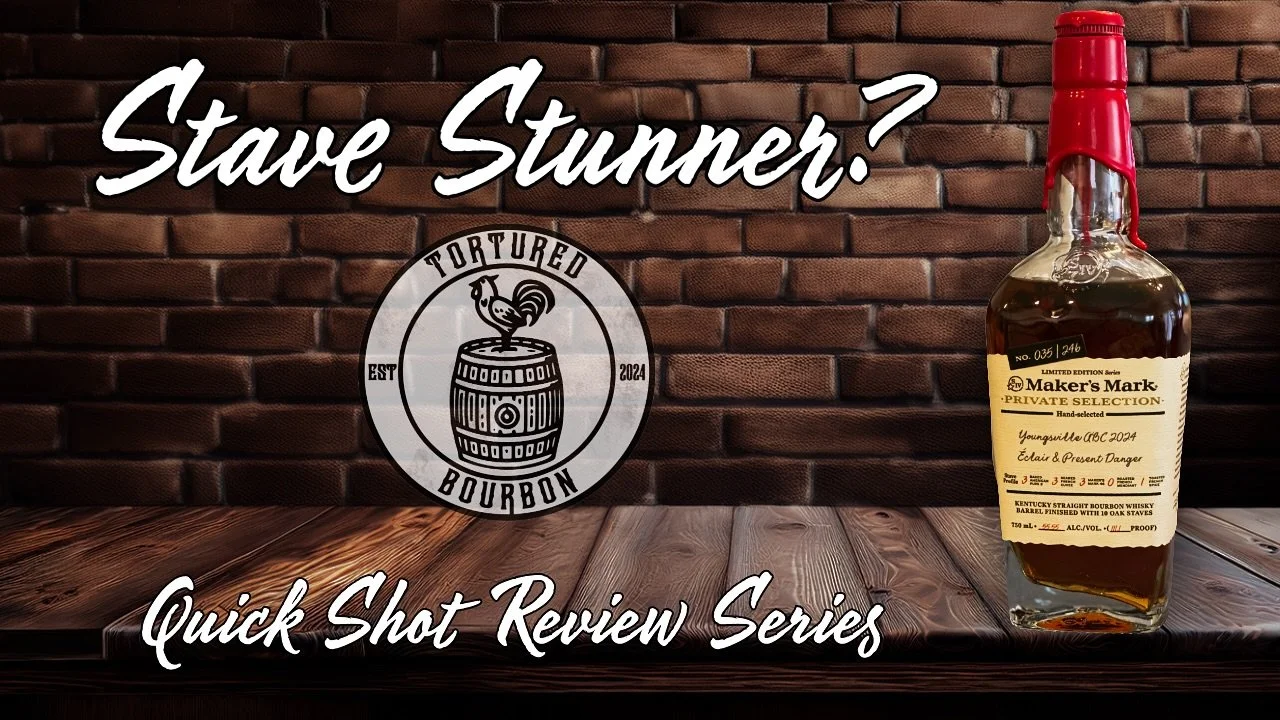 It&rsquo;s a Makers Mark Monday for our Quick Shot Review - tune in and we will tell you in 5 minutes if the Markers Mark Youngsville ABC Eclair and Present Danger is worth a pour - the clever name alone earns it some points 😊🥃