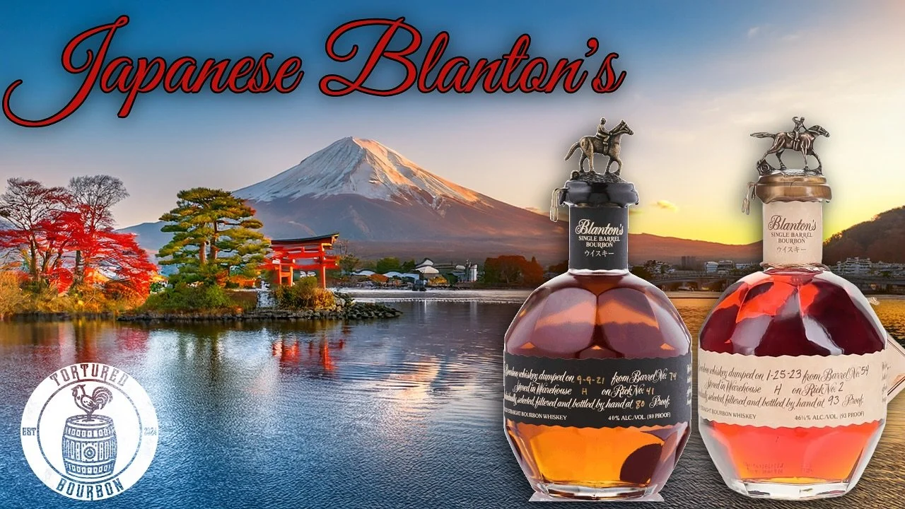 We are dusting off our passports for today&rsquo;s episode of Tortured Bourbon - join us and special guest Aaron as we try Blanton&rsquo;s from Japan! 🇯🇵 We sample Takara Black and Takara Red - can we taste a difference with regular Blantons?