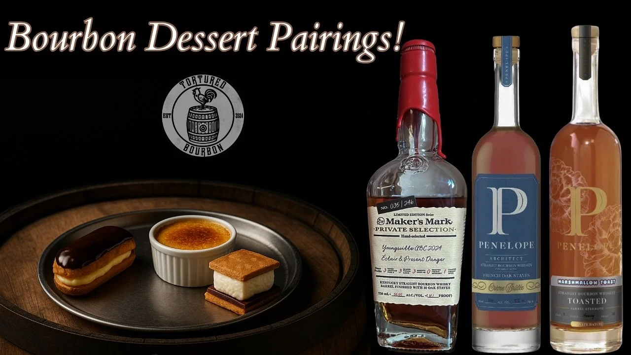 We have a sweet tooth on Tortured Bourbon this Friday - we are pairing 3 bourbons with 3 desserts! All correspond with the bourbon name and tasting notes, and what a TREAT 🍮🍫 Watch now!