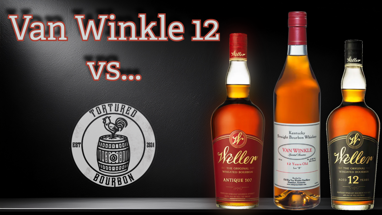 &nbsp;Pappy Van Winkle 12 vs Weller 12 vs Poor Man’s Pappy