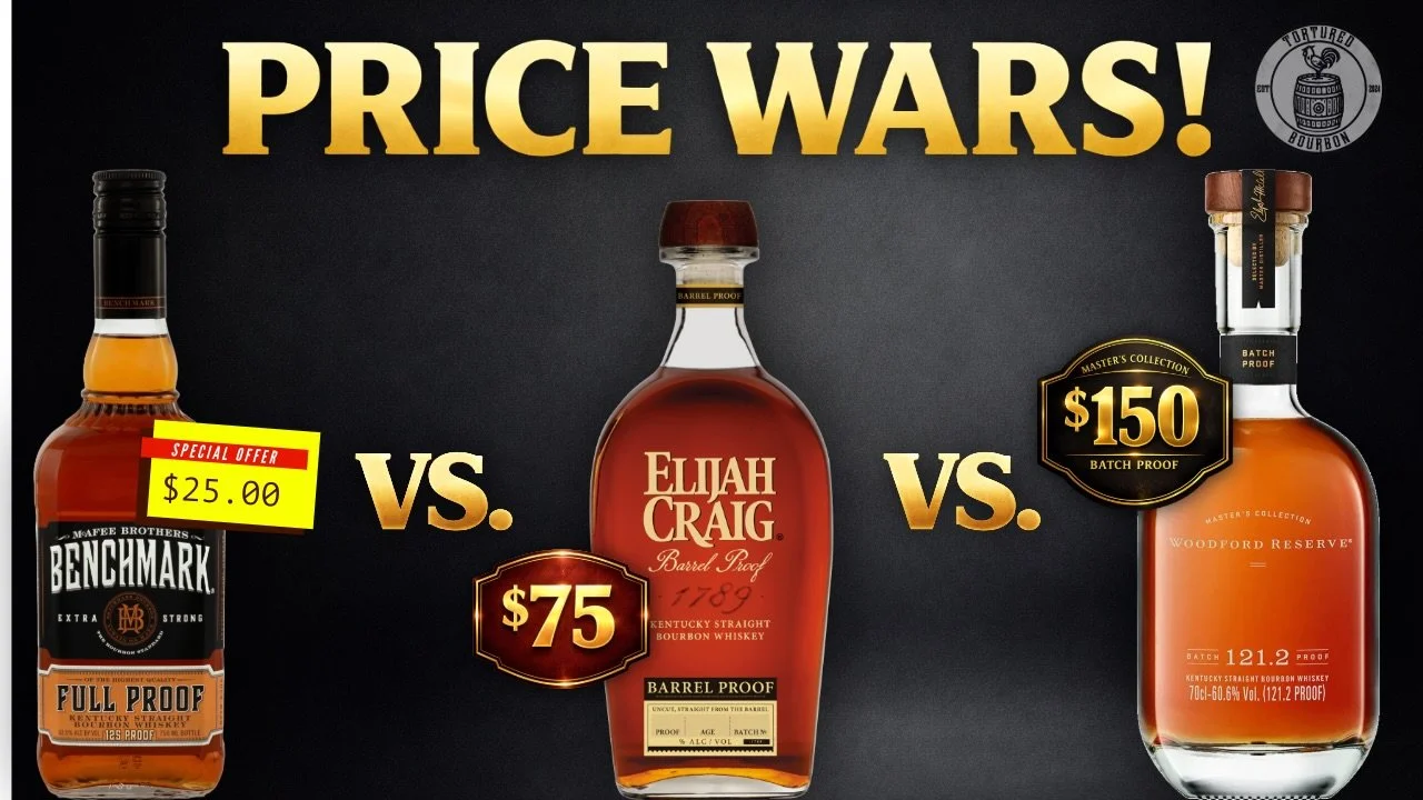 We love a cask strength bourbon over here at Casa de Rooster. So much so, we decided to do a series! Today is part 1: a vertical price line up! Is the cheapest as good as the $$$ pick? Watch and see!