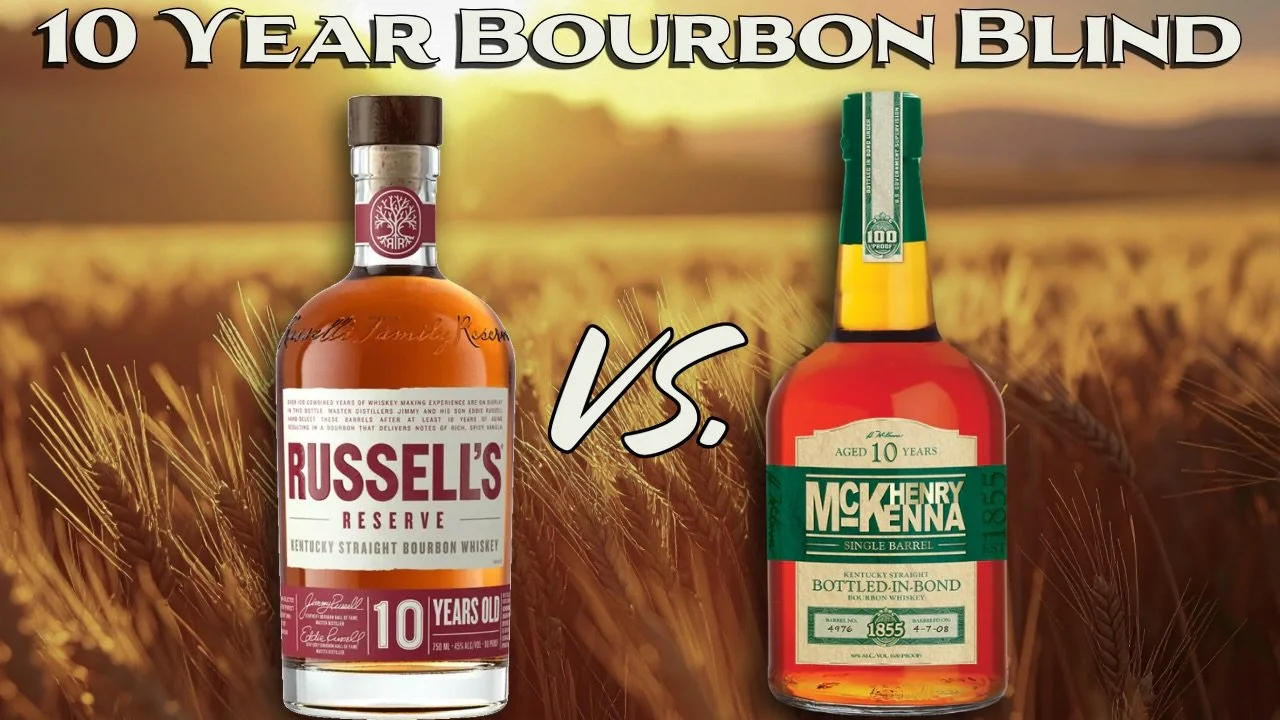 We are BACK after a fun Spring Break with a 10 year bourbon blind featuring Russell&rsquo;s 10 and Henry McKenna 10 year BIB. Which of these decade old bottles do we prefer, and do we guess which is which correctly? Find out now!