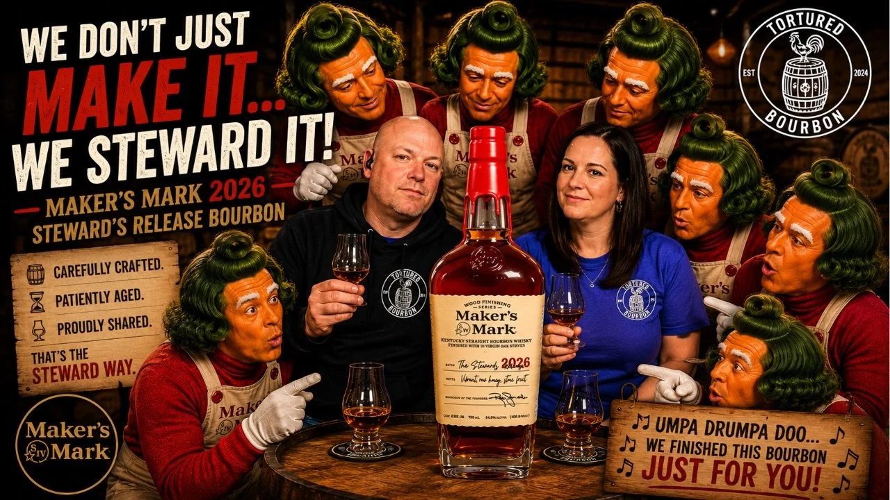 Another day another Maker&rsquo;s Mark Stave Finish! This one honors the stewards that keep the bourbon process going - and somehow made us reference Oompa Loompas? Watch now!