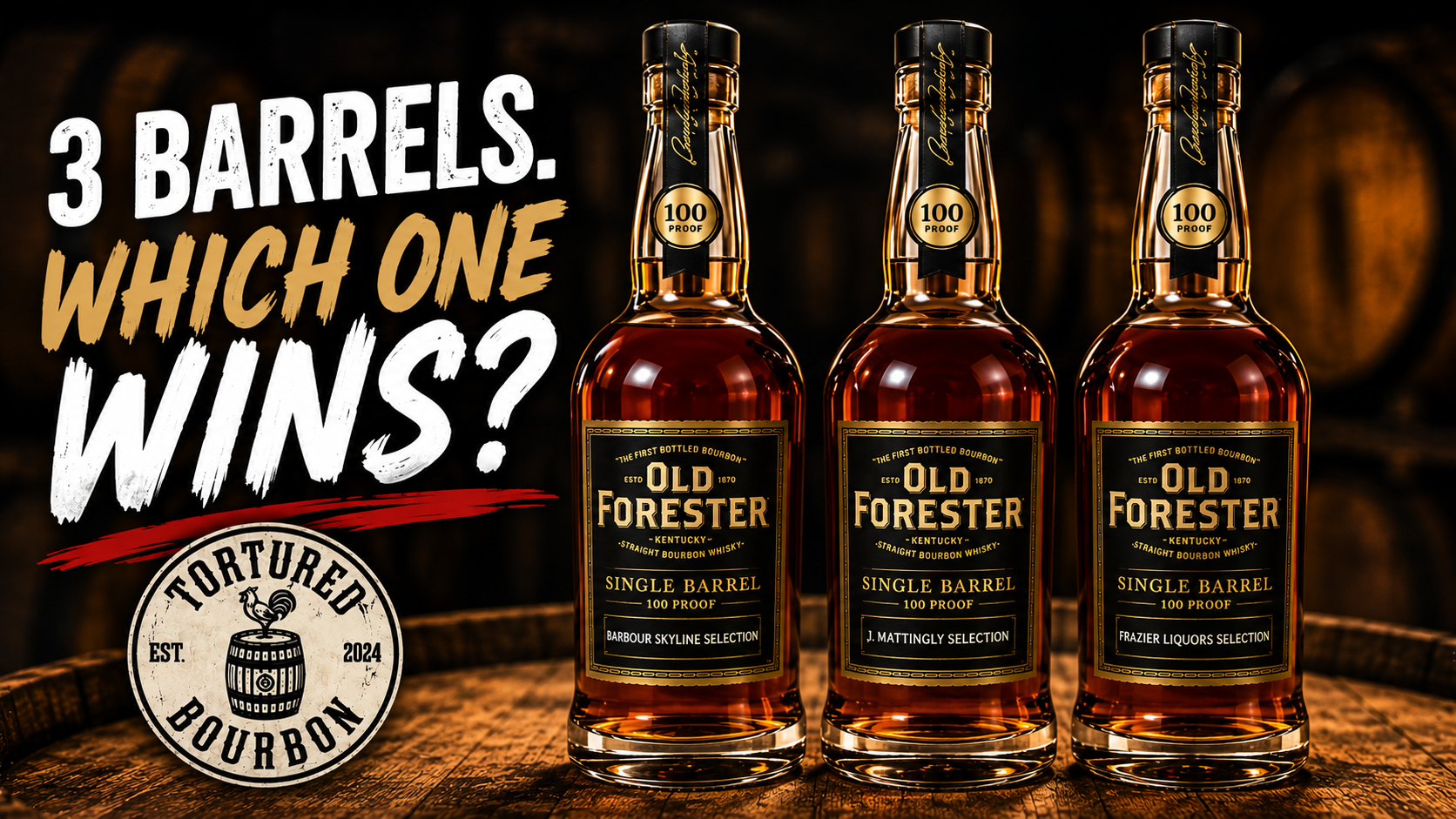 3 Old Forester Single Barrels: Does the Warehouse Floor Really Matter?