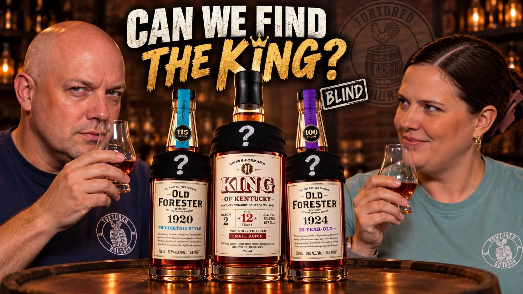 Can We Find the King? King of Kentucky vs Old Forester Blind Bourbon Tasting