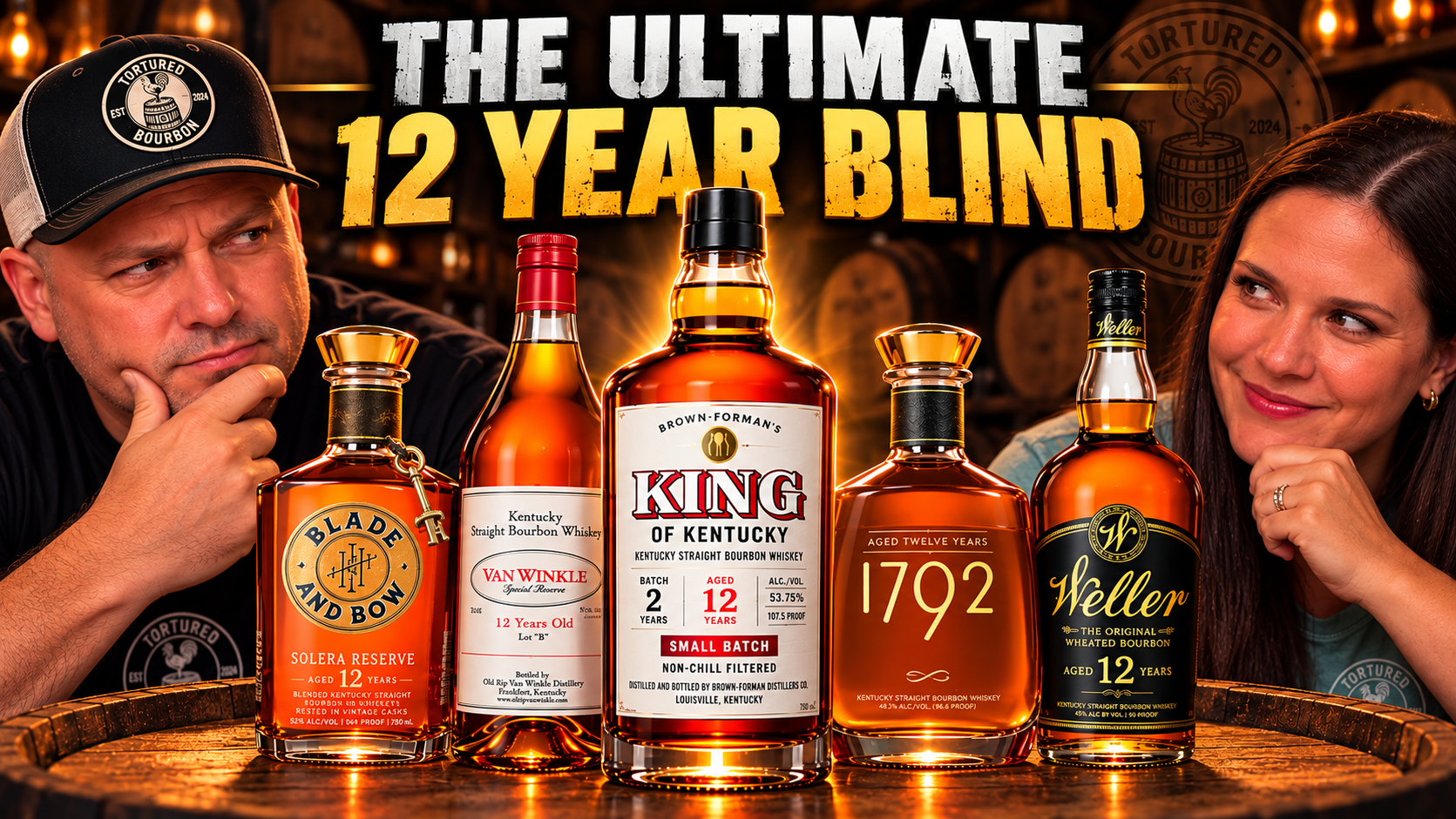 The Ultimate 12-Year Bourbon Blind: Weller 12 vs Van Winkle 12 vs King of Kentucky