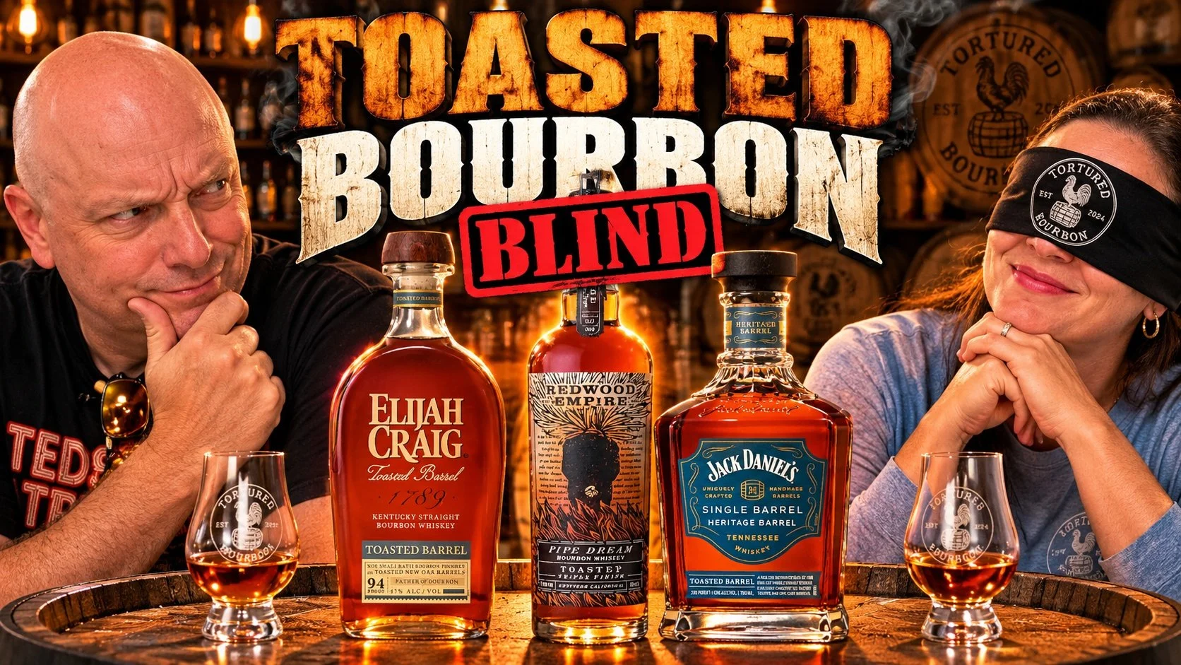 Toasted Bourbon Blind: Elijah Craig vs Redwood Empire vs Jack Daniel’s