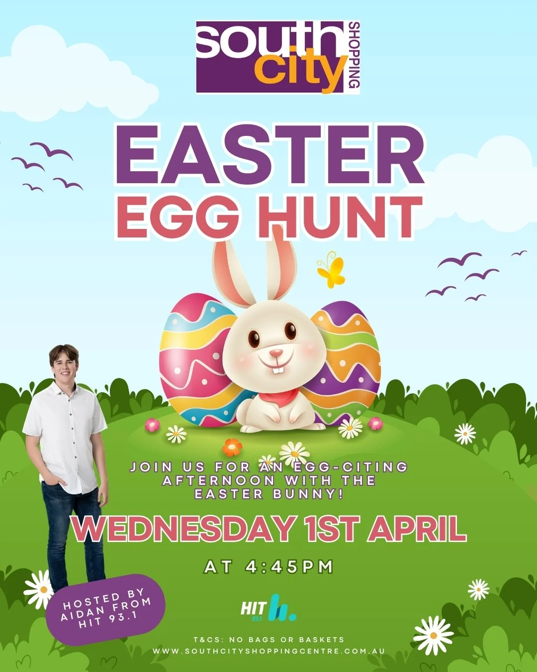 Southcity Easter Egg Hunt - Wednesday 1st April from 4:45pm