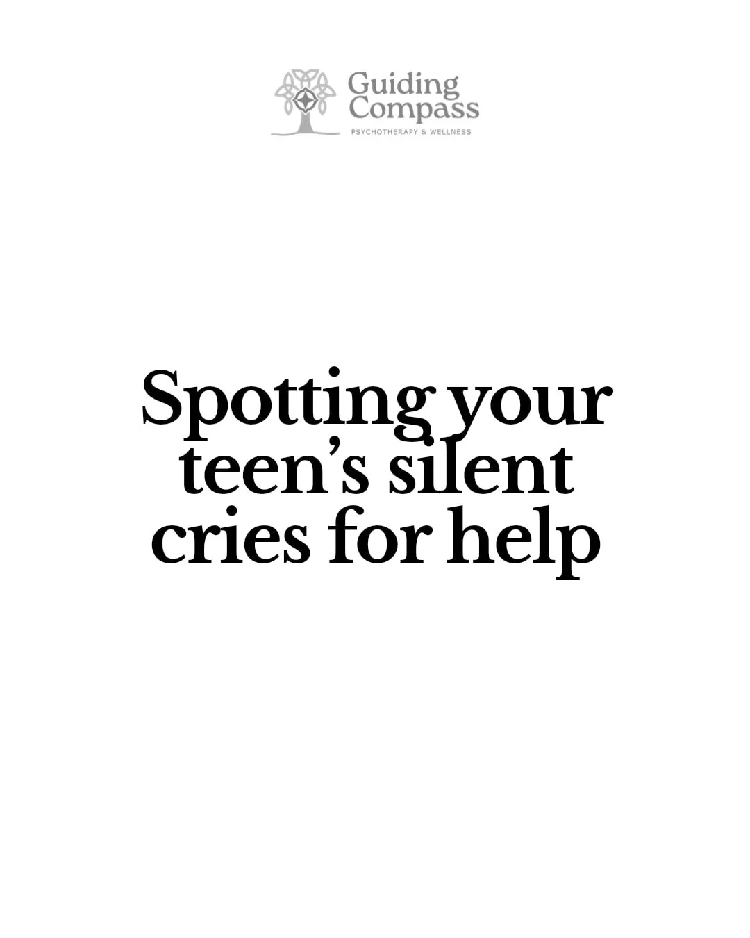 Noticing changes in your teen's behavior can be tough&mdash;but those changes might be their way of asking for help.

If your teen is withdrawing from family, losing interest in activities they once loved, or showing sudden mood swings, these could b