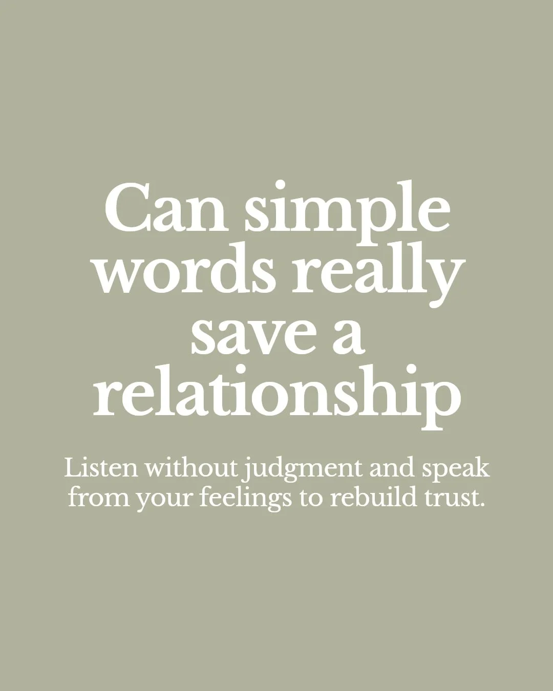 Simple communication habits can change your relationship in profound ways.

Here are three gentle practices to strengthen your connection:

&bull; Listen with curiosity, not judgment.
&bull; Share your feelings using &quot;I&quot; statements instead 