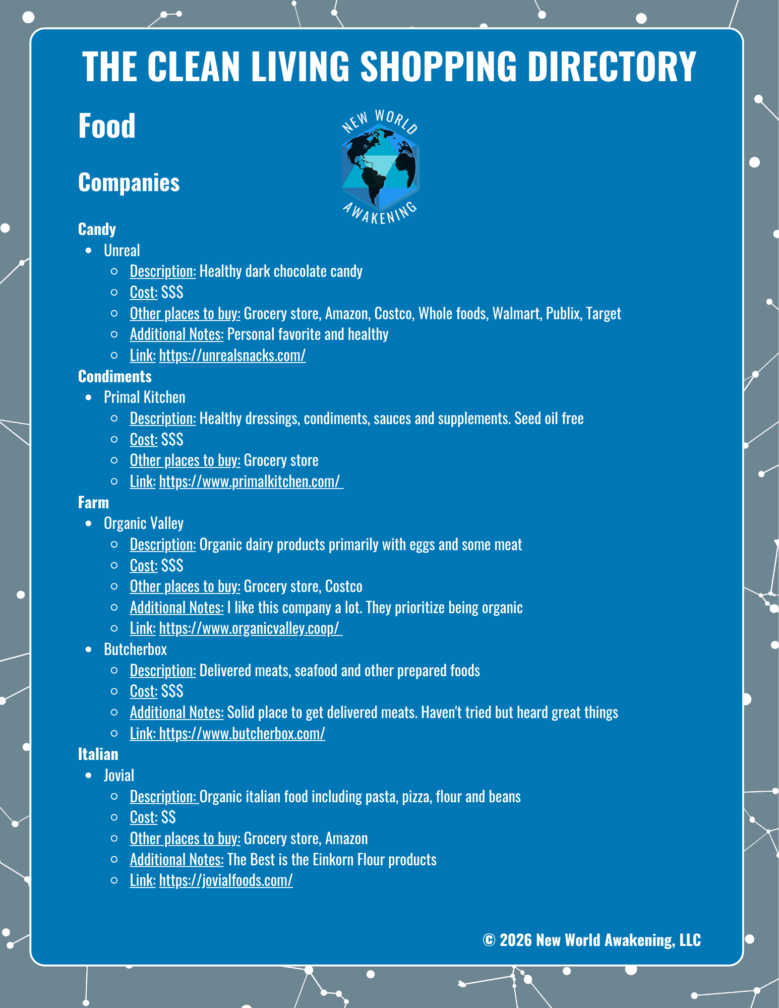 The Clean Living Shopping Directory Page 1.png