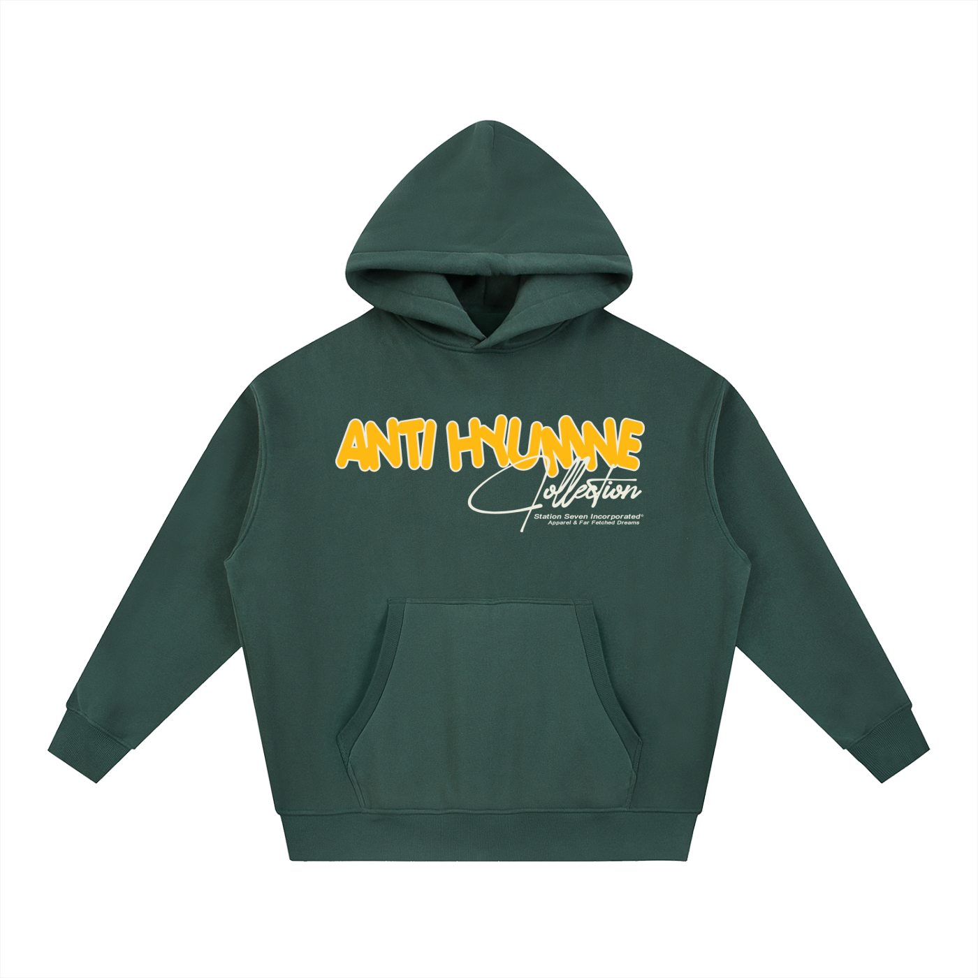 Essential Oversized Boxy Fit Fleece Hoodie