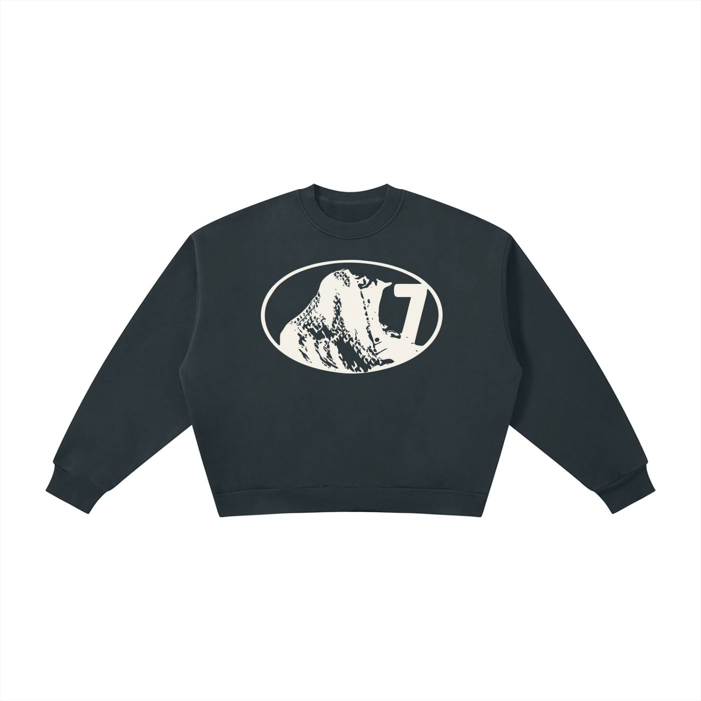Boxy Fleece Crewneck Sweatshirt