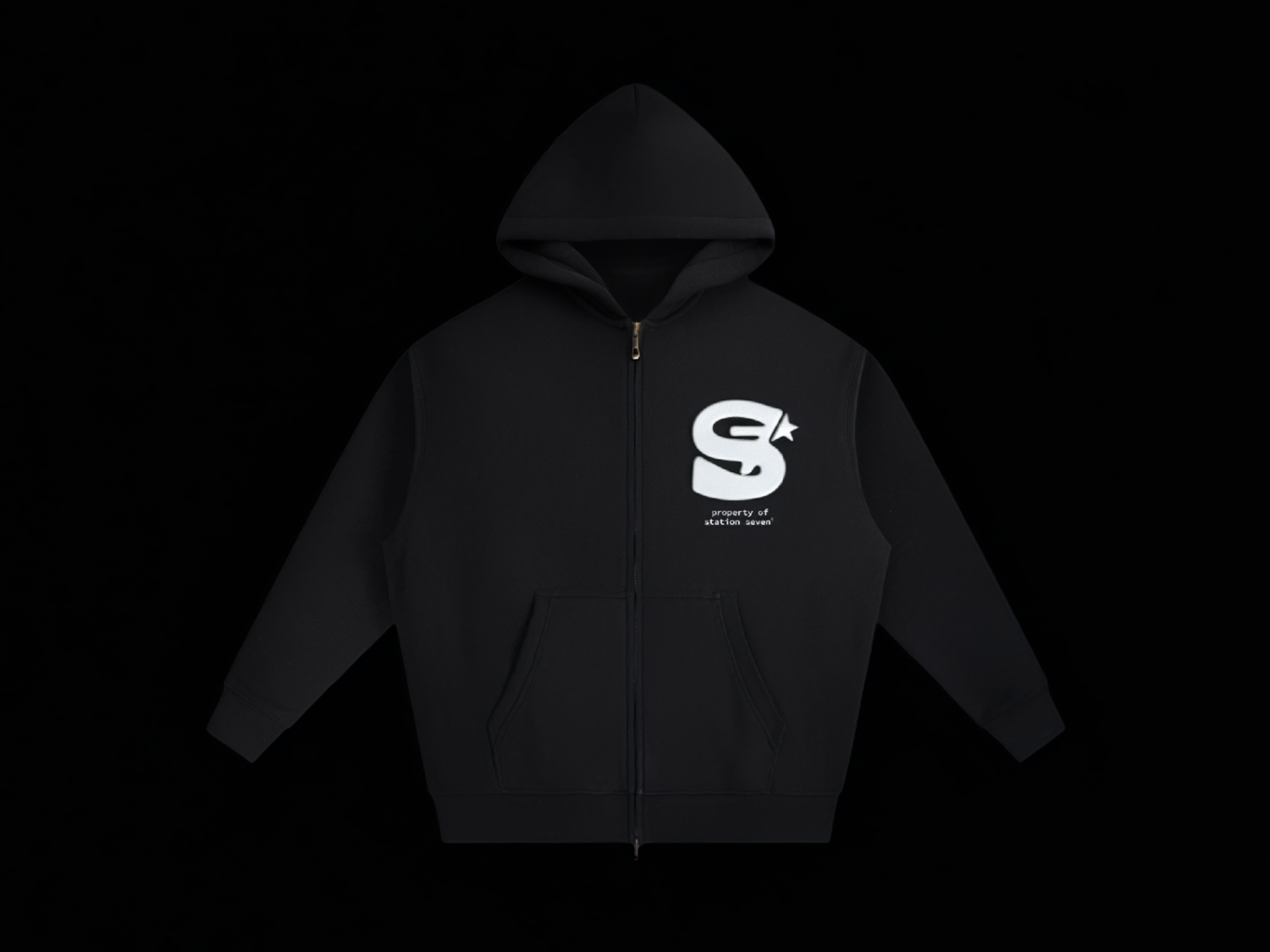 "Overhead Dreamer" Zip Up Hoodie