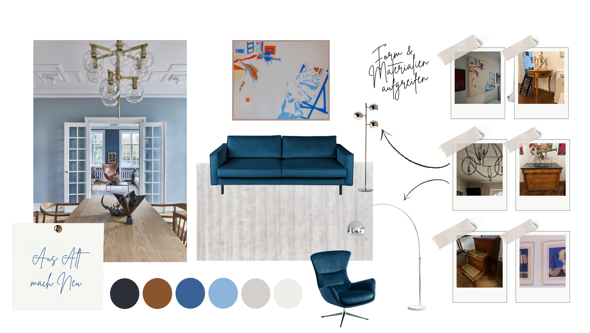 Moodboard Altbau Konzept