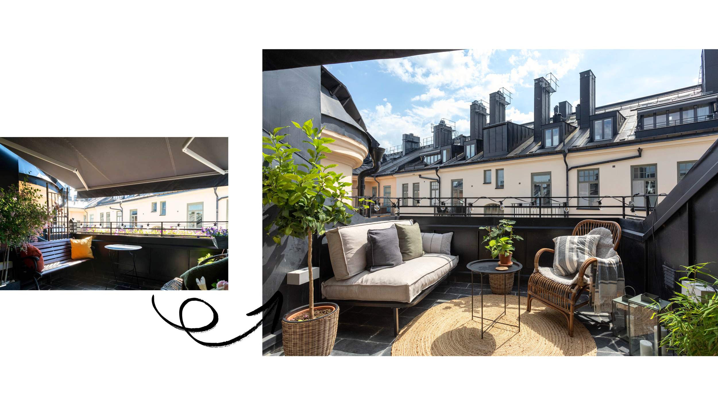 Vorher-Nachher Balkon