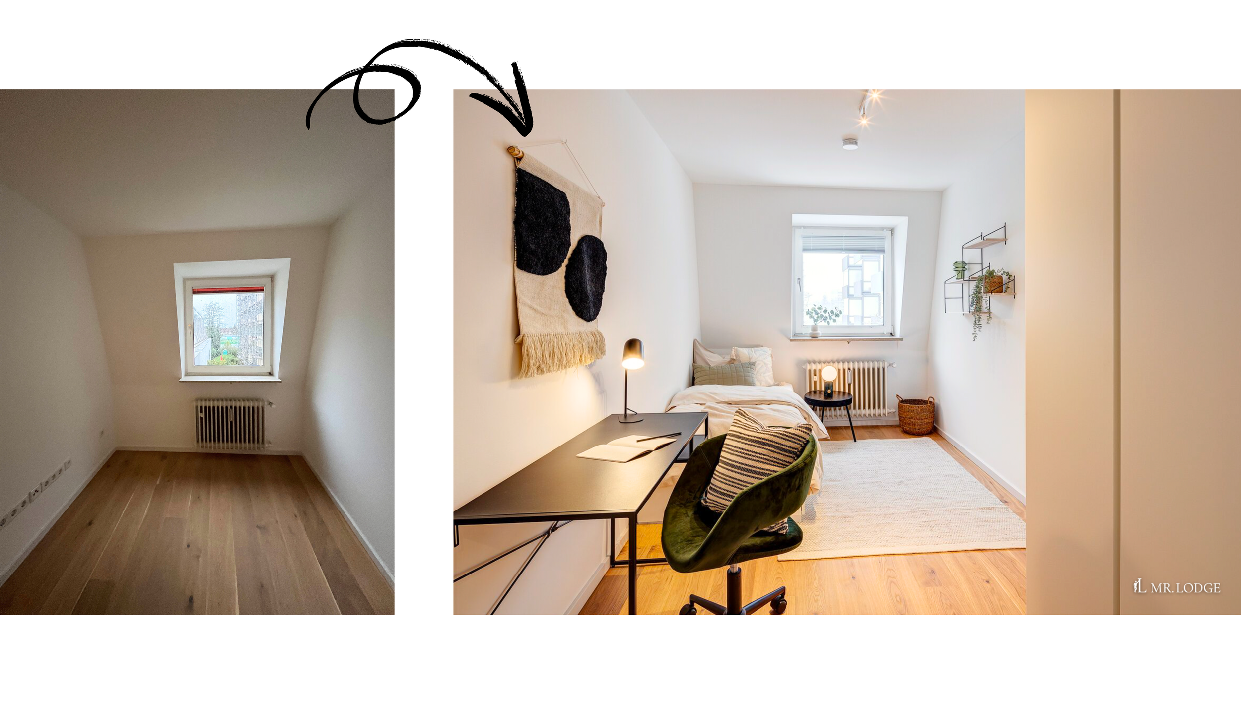 Vorher-Nachher Kinderzimmer 1