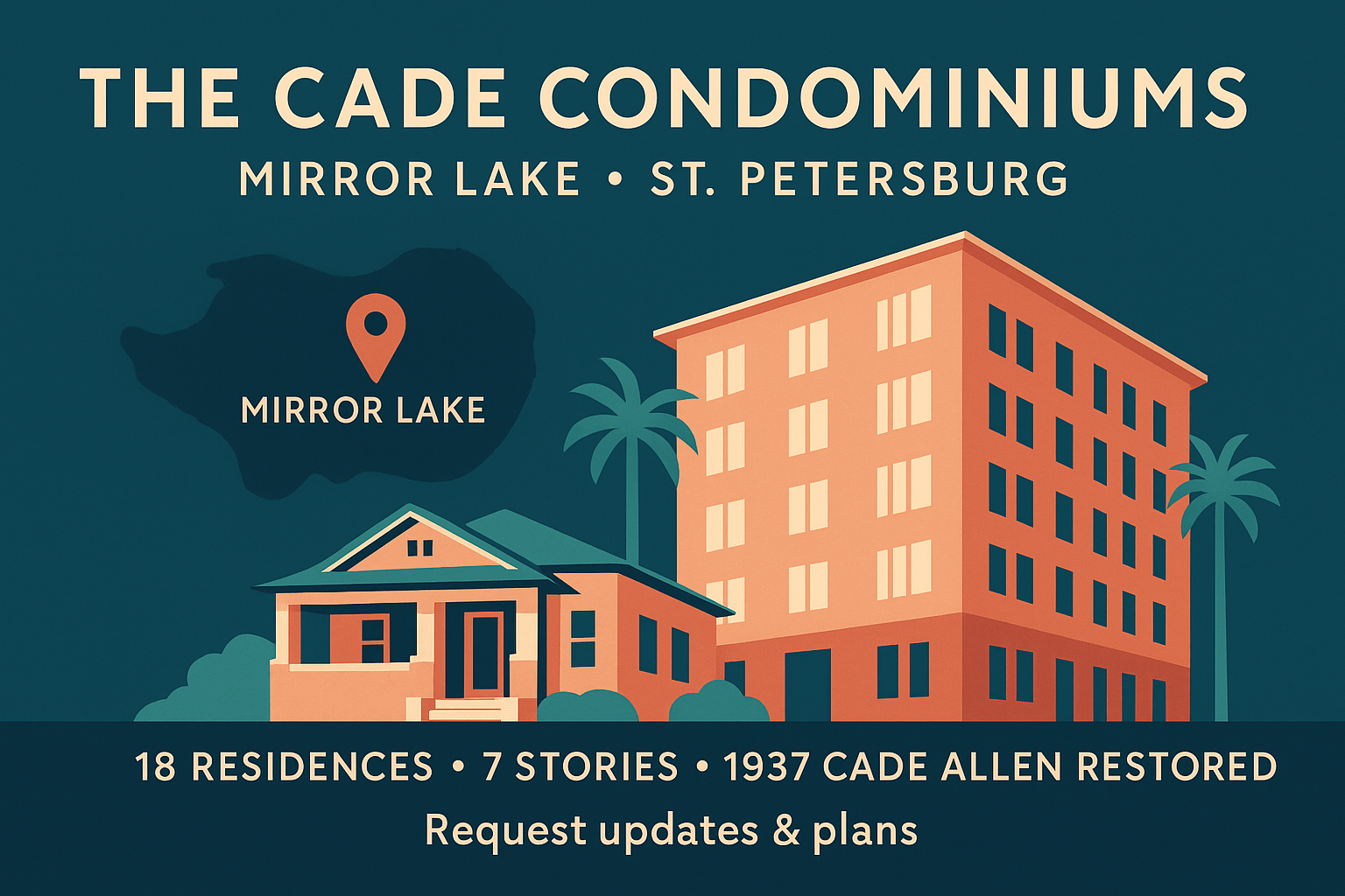 The Cade Condominiums at Mirror Lake: St. Petersburg’s Next Boutique Address