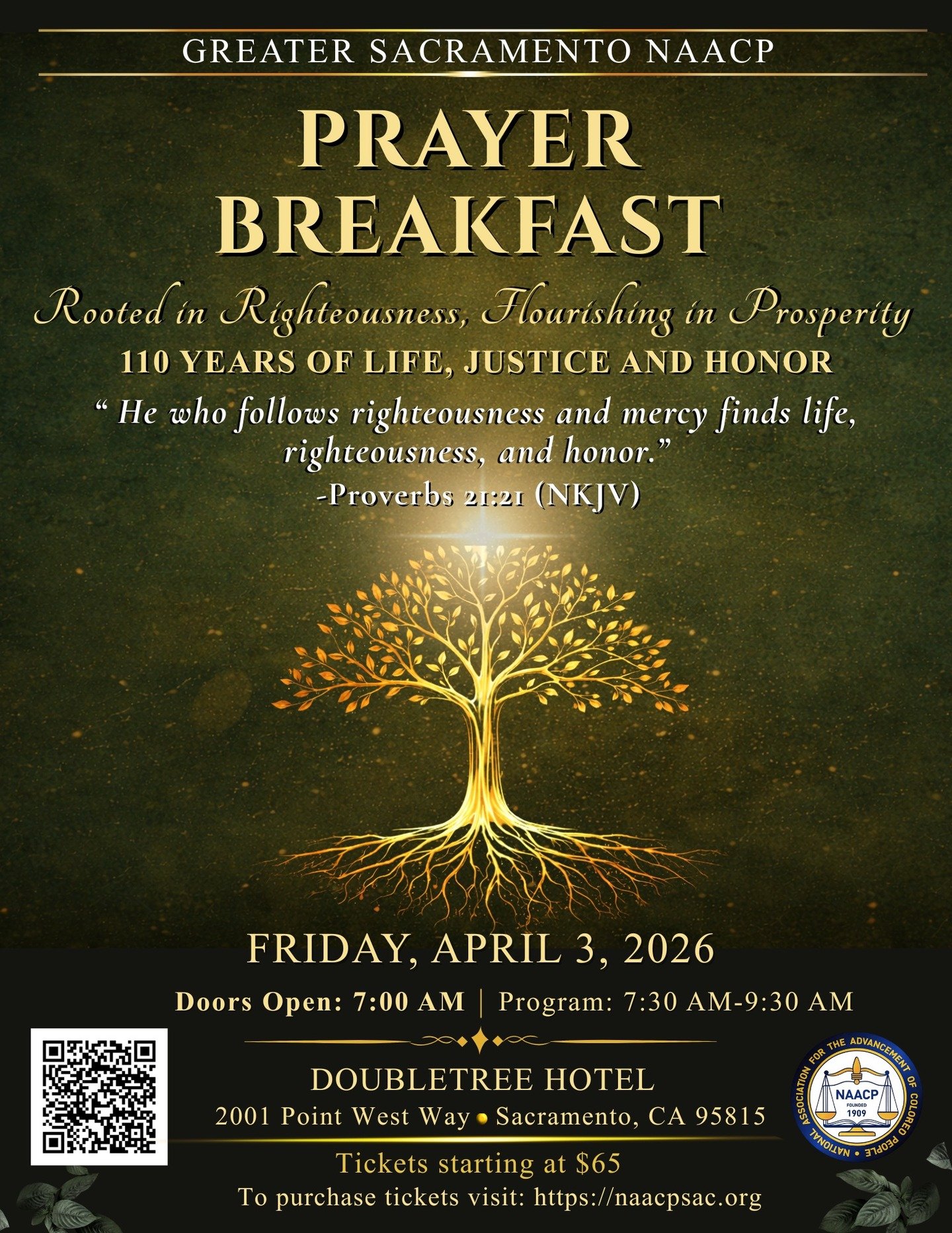 Tickets are now available for the 44th Annual Prayer Breakfast. Get your tickets before the price increases. We hope to see you there. The purchase link is also in our bio. 

Purchase Tickets Here: https://www.zeffy.com/en-US/ticketing/sacramento-naa