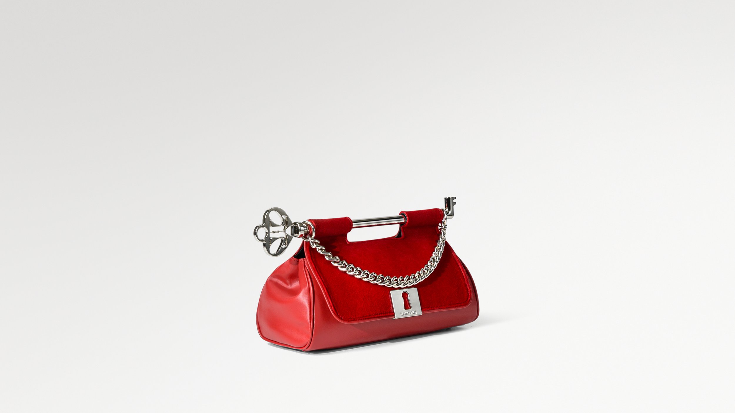 Key Clutch Red Leather-Pony Hair-12680.jpg