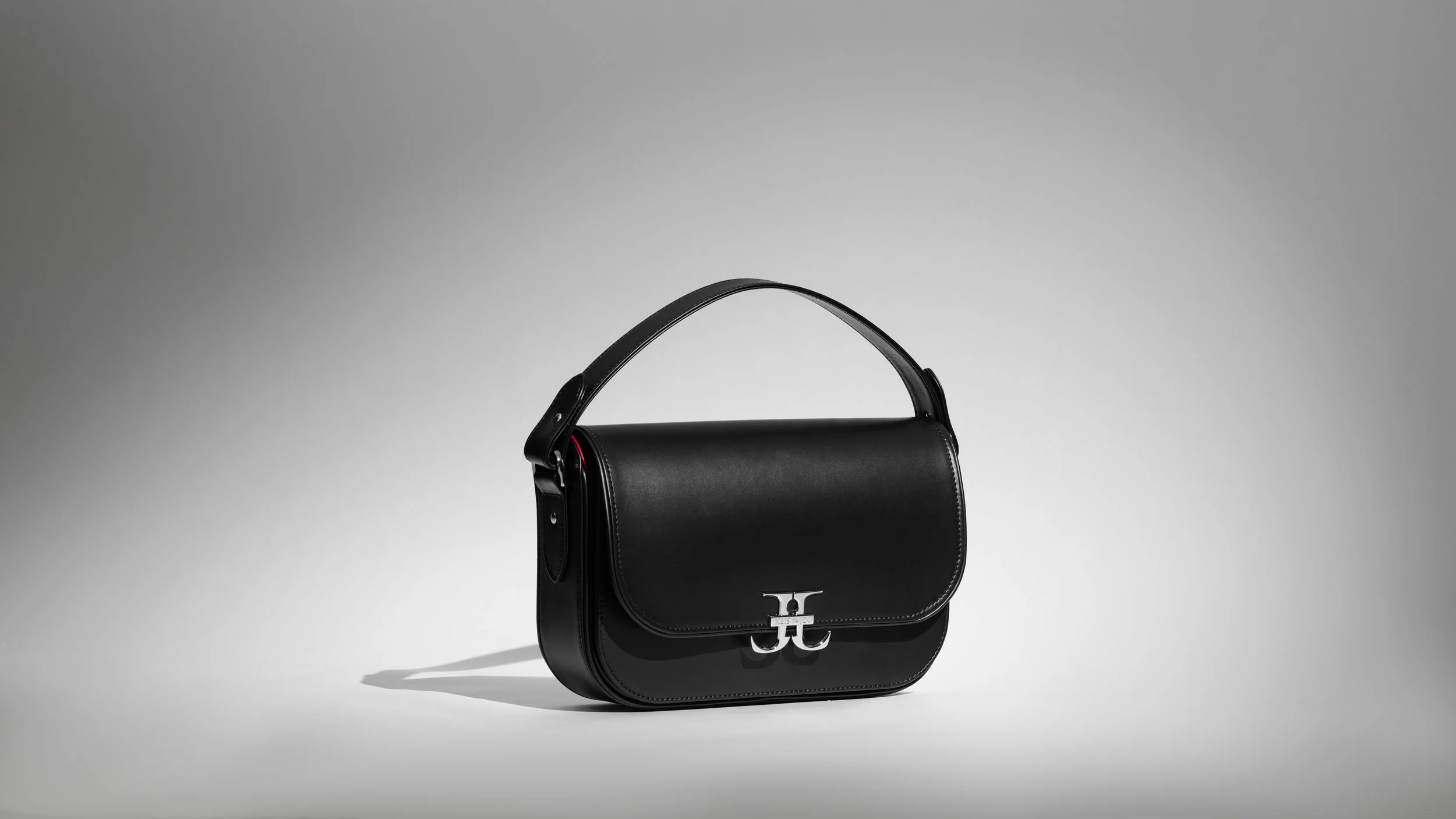 Freedom Saddle - Black  Cavallino / Black Boxed Calf