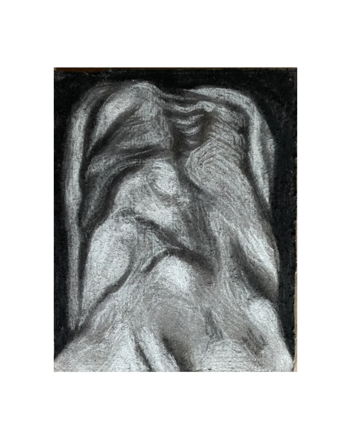 Submission II
charcoal on cardboard
4"x5"
2025