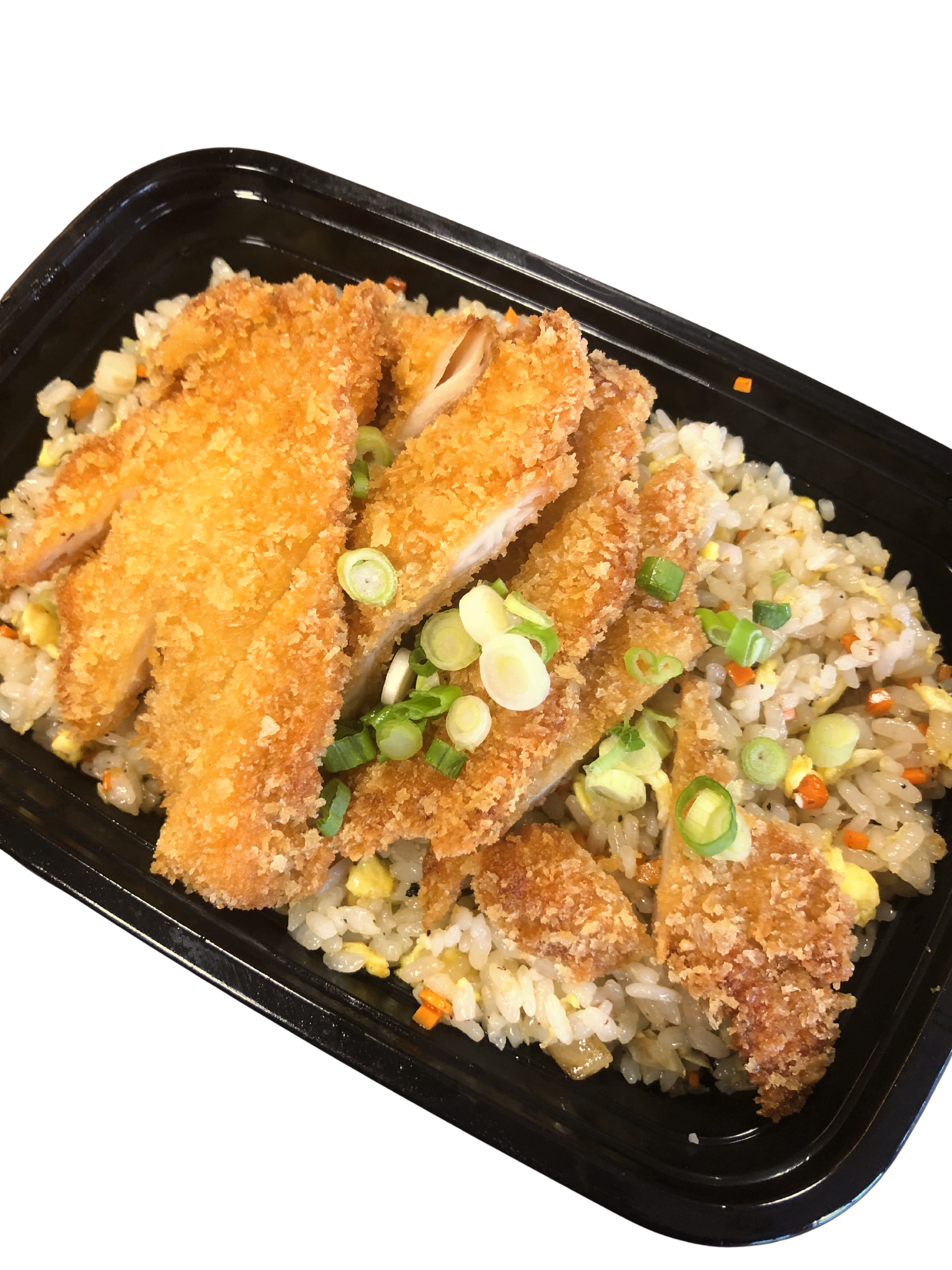 Fried Rice with Chicken Tempura