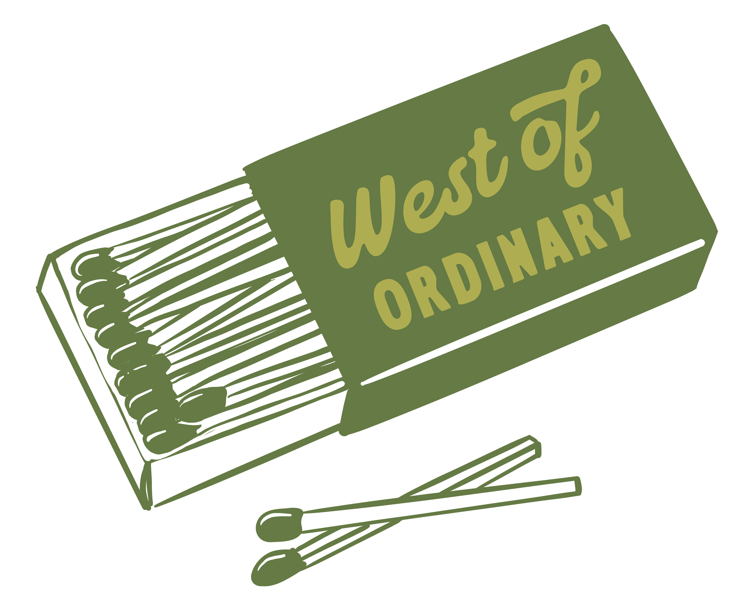 Hand drawn illustrations by West of Ordinary Creative.