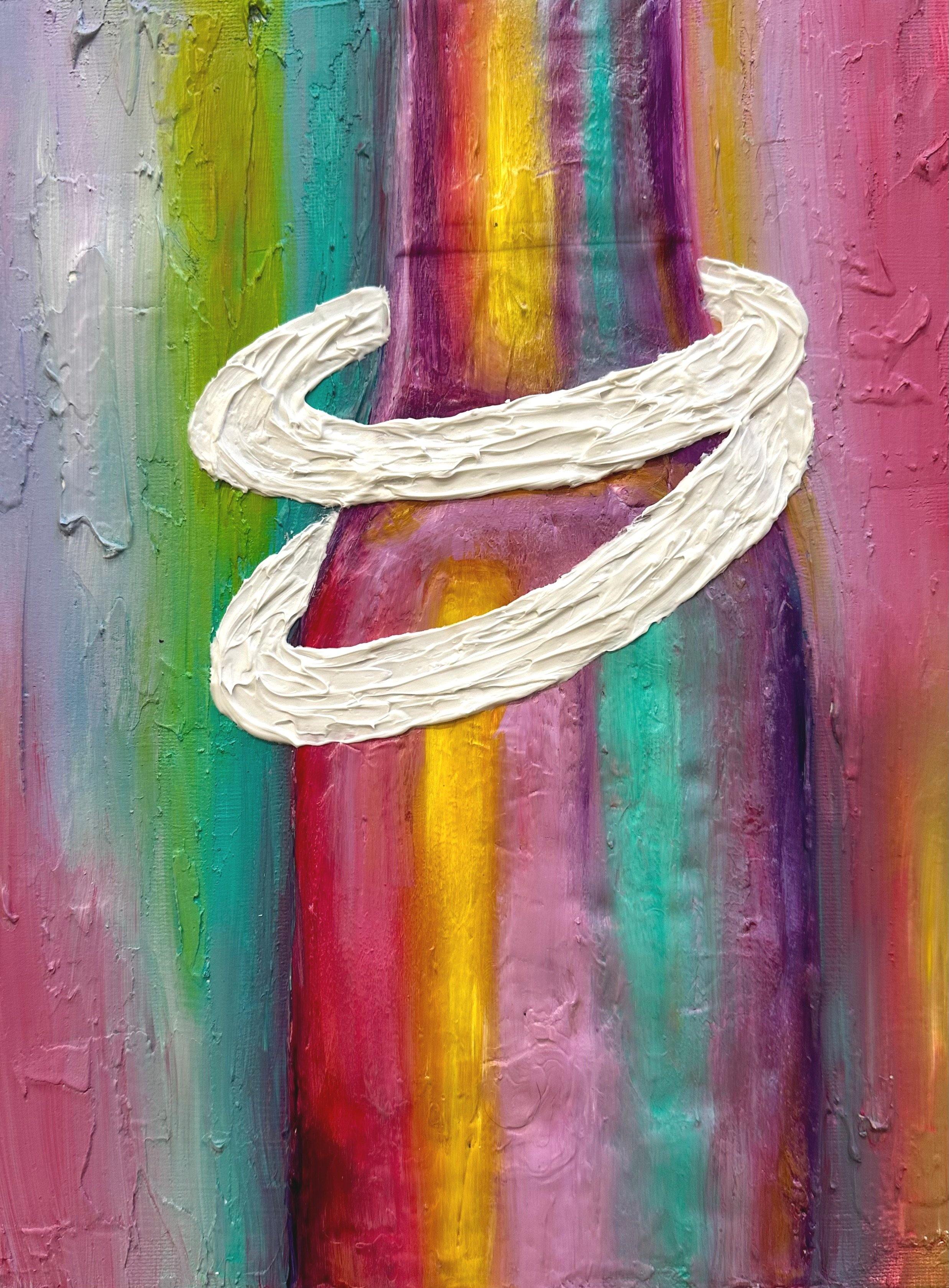 Ring Toss: 9in x 12in (acrylic on canvas)