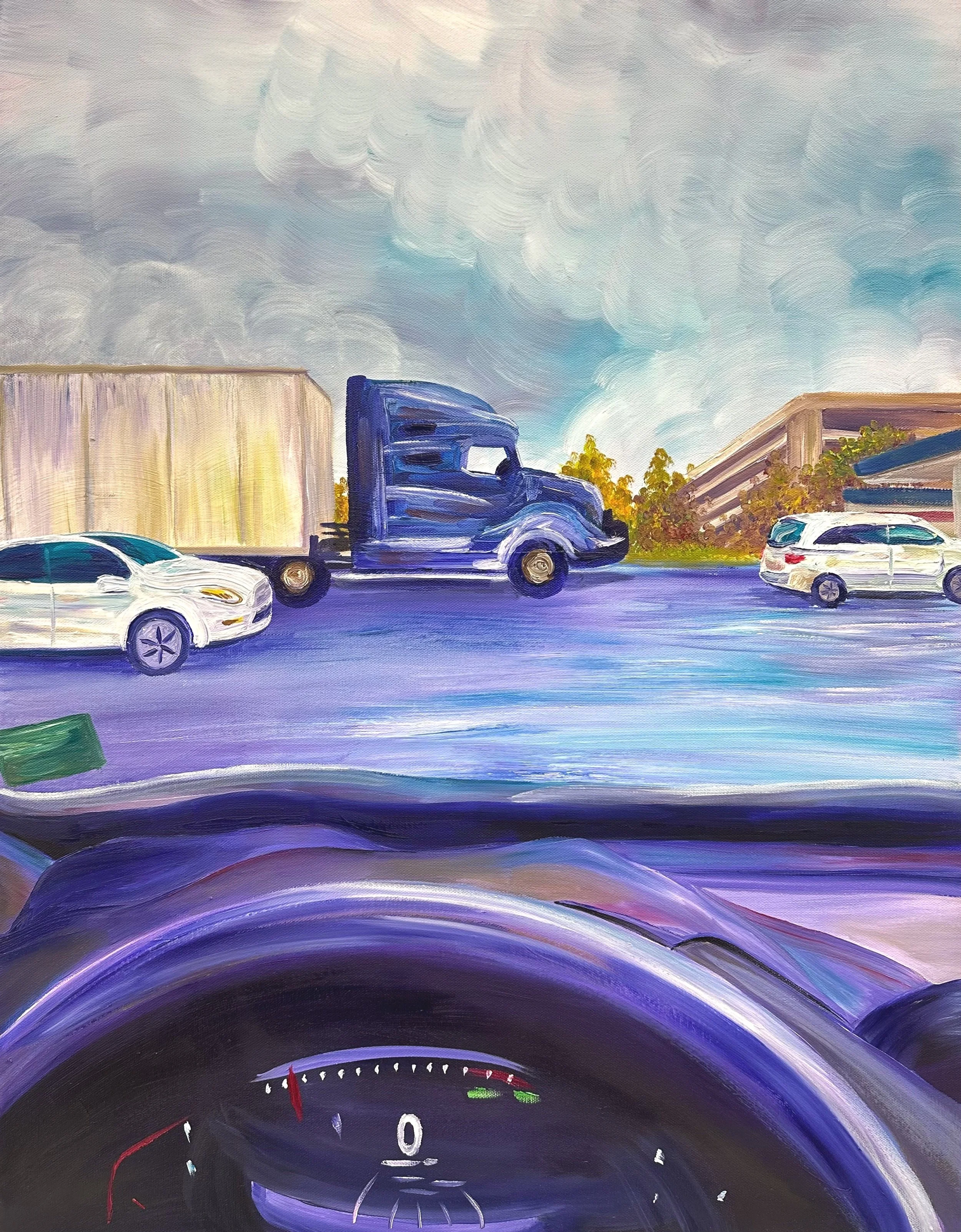 Truck: 22in x 28in (oil on canvas)