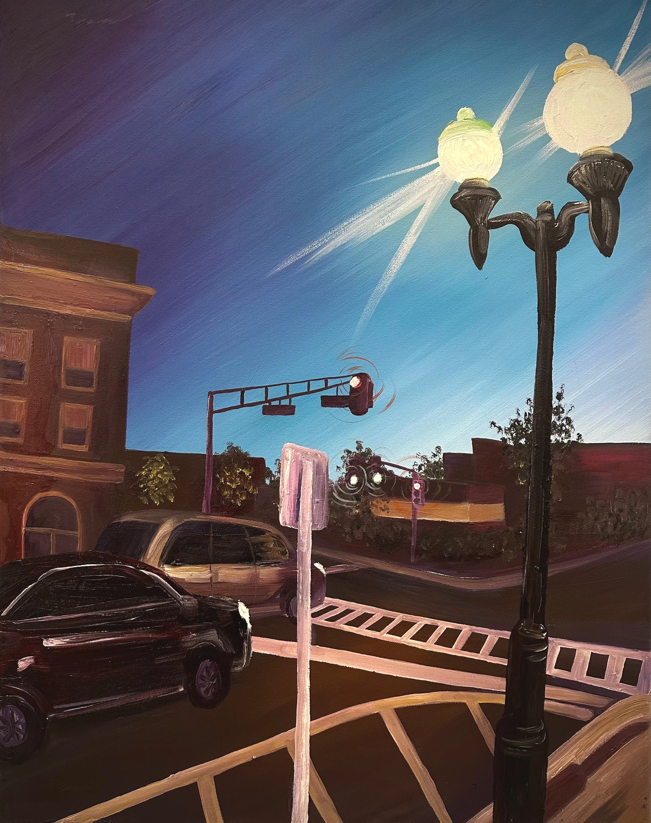 Lamp: 22in x 28in (oil on canvas)