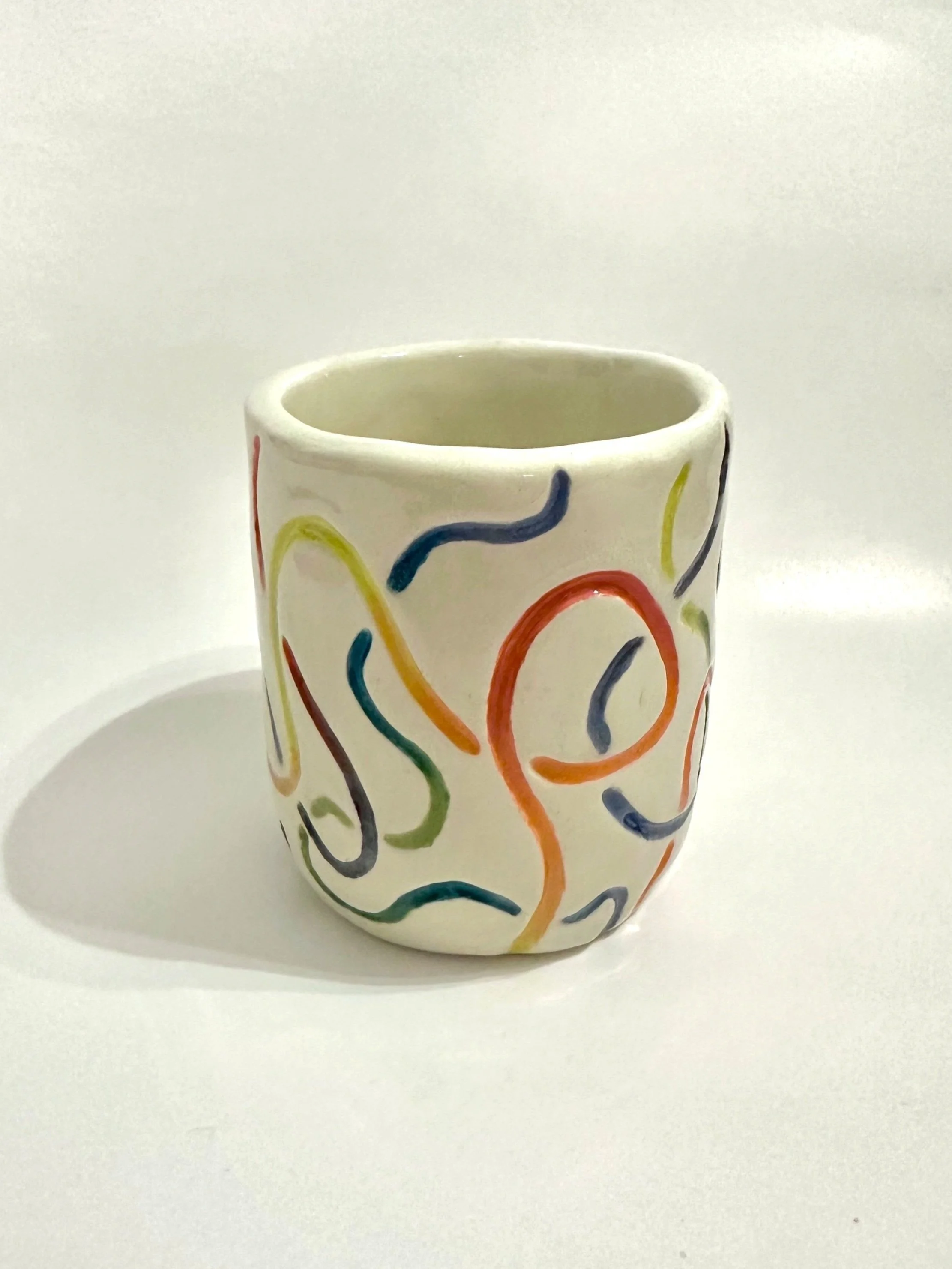 4.5in x 4in x 4in (ceramic clay, underglaze, glaze)
