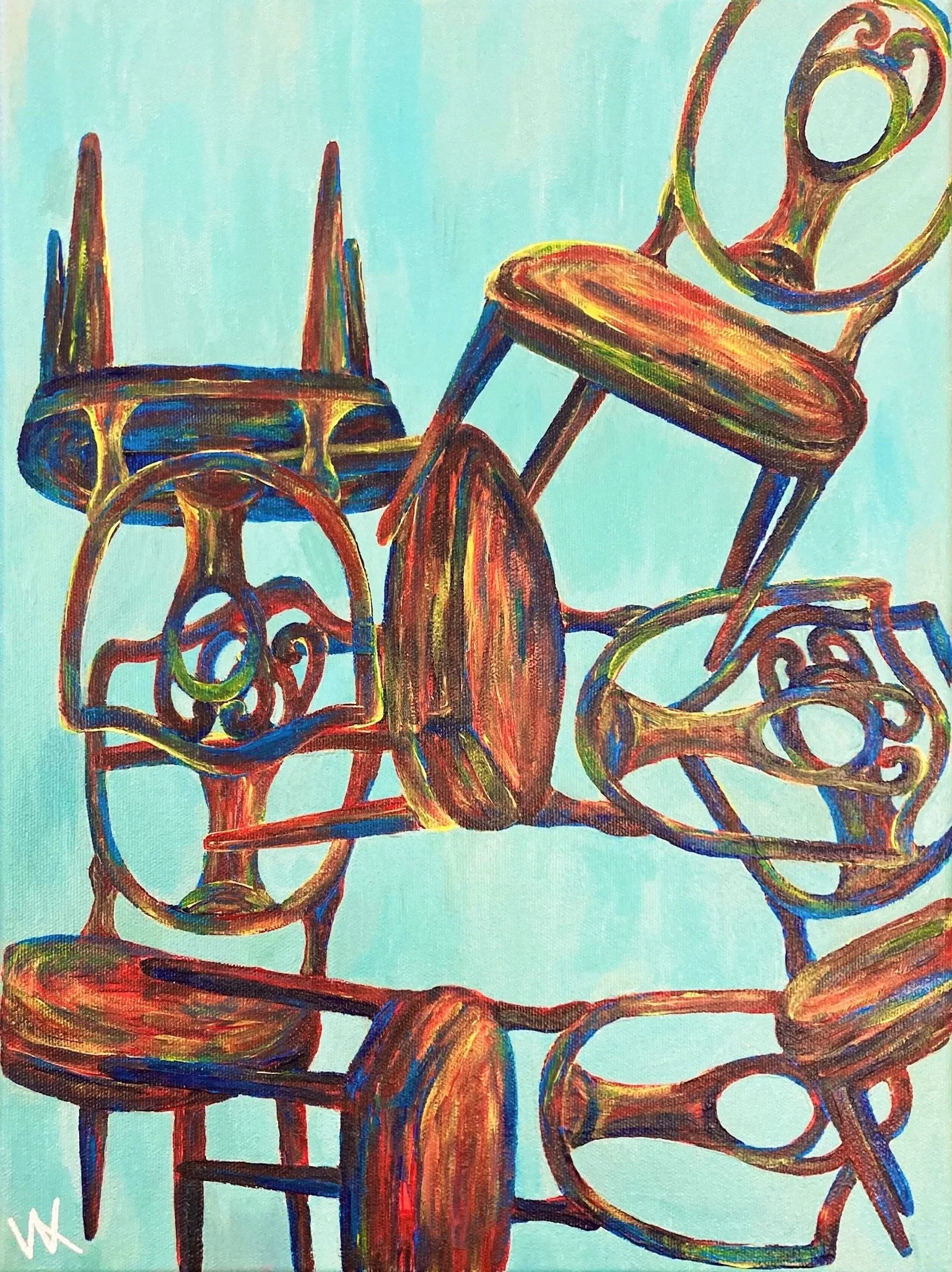 12in x 16in (acrylic on canvas)