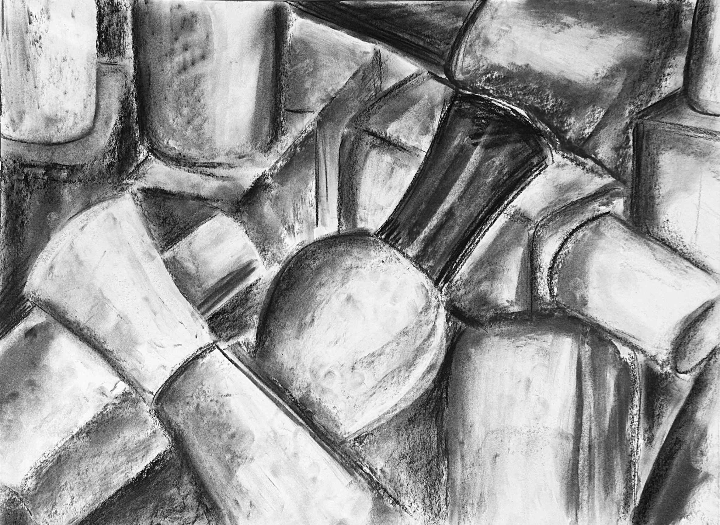 Nail Polish: 24in x 18in (charcoal)