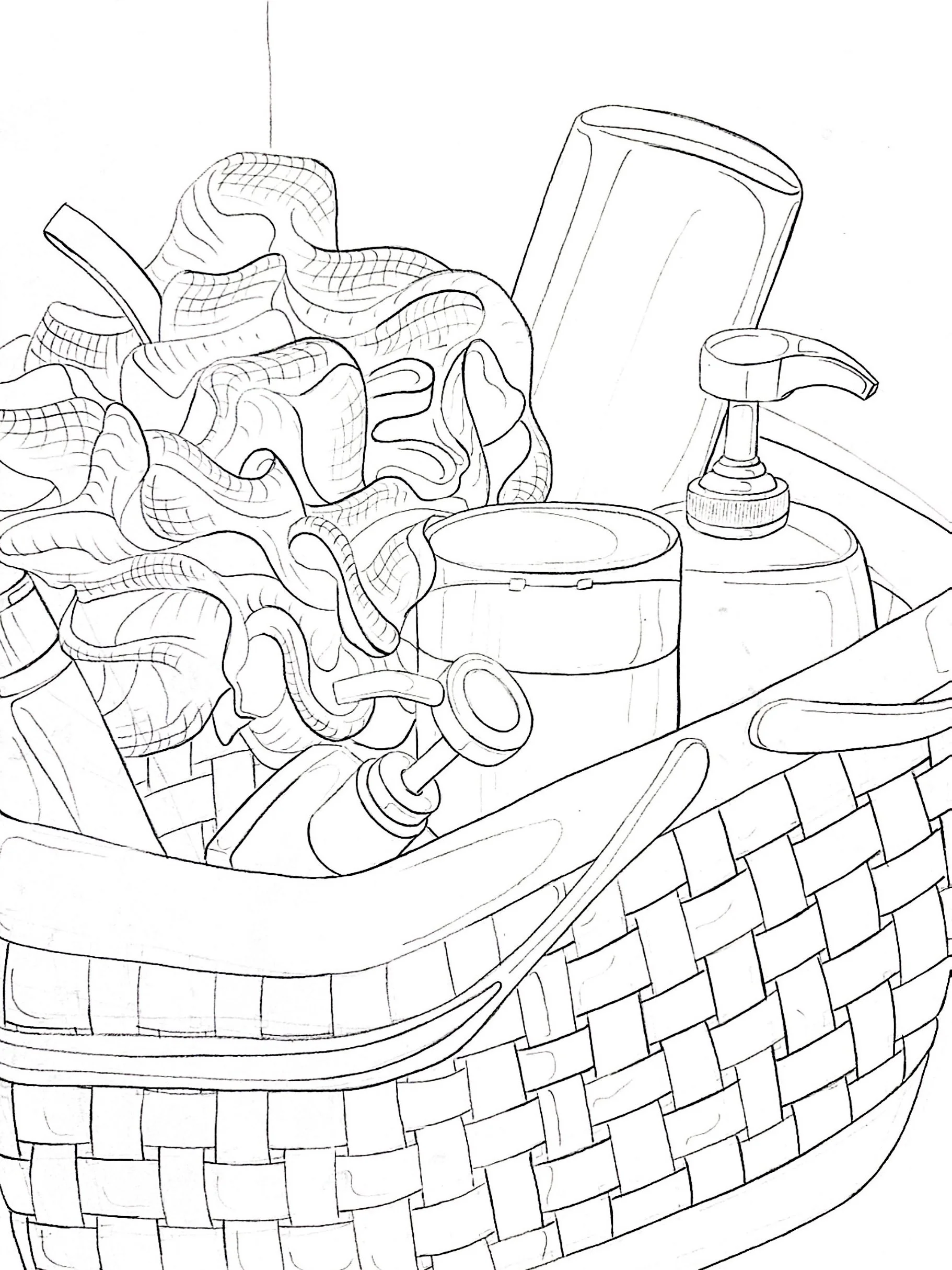 Shower Caddy: 18in x 24in (graphite)