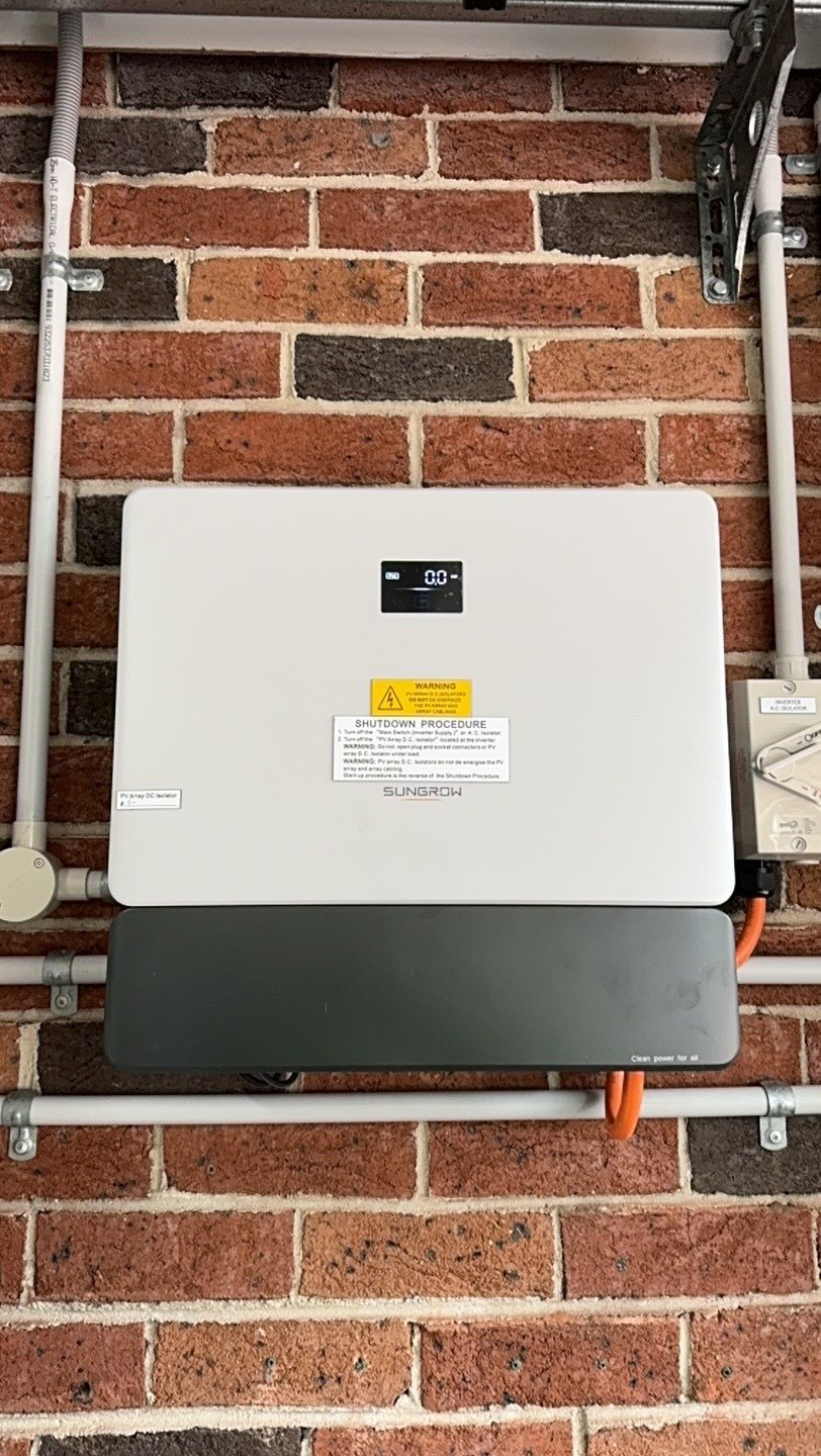 Just doing what we do!
13.2KW in panels with a 10KW SG10RS Sungrow inverter with a S100 smart energy meter and using clenergy racking system.
FOR ANY OF YOUR ELECTRICAL OR SOLAR NEEDS FEEL FREE TO GIVE US A CALL!! 0407790687
#sungrow #solar #trina