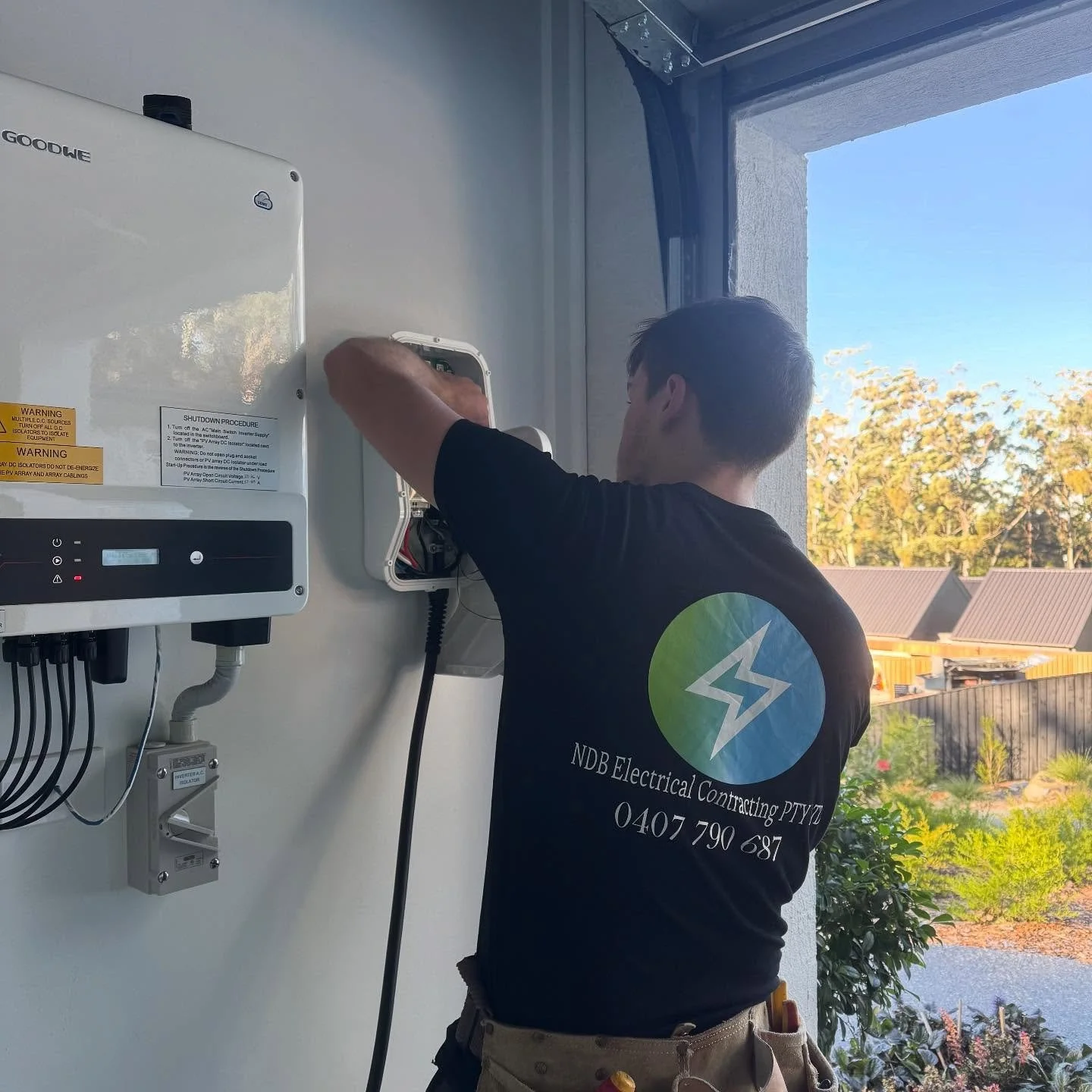 Would you look at that - one of our NDB blokes out in the wild!
A a new 22kw 3 phase EVNEX EV Charger installation
Just doing what we do best - showing up and getting your electrical work done ✔️
When you use NDB Electrical for your residential