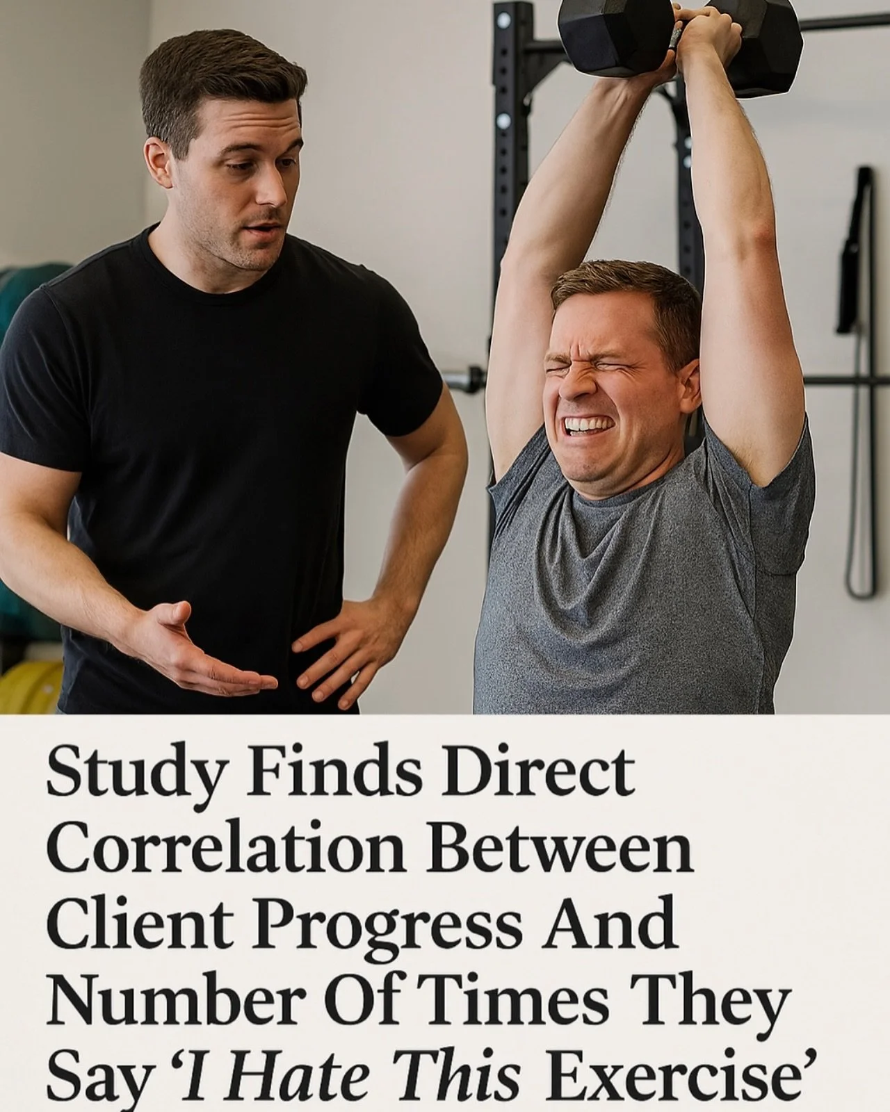 BREAKING: Verro&rsquo;s research team has finally cracked the code.

After years of data collection, hundreds of client sessions, and countless complaints about split squats, we&rsquo;ve uncovered a clear, undeniable truth:

📈 The more you say &ldqu