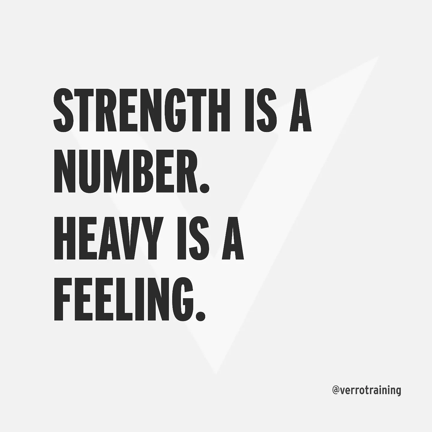 Strength can be measured&mdash;objectively, precisely. You&rsquo;re either lifting more than last month, or you&rsquo;re not. You can track it. You can build it. But &ldquo;heavy&rdquo;? That&rsquo;s just how it feels. And feelings are liars.

Some d